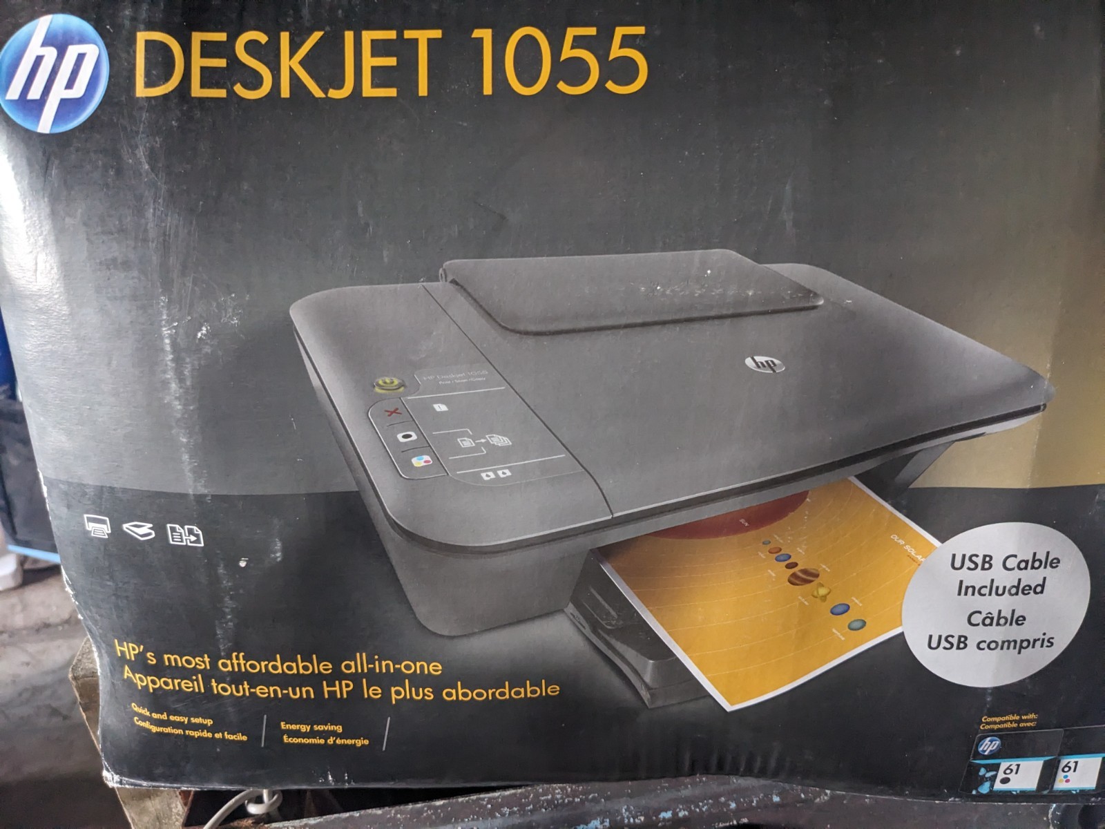 NEW! HP Deskjet 1050 Series 1056 1050 1051 1055 All-In-One Inkjet Printer in box