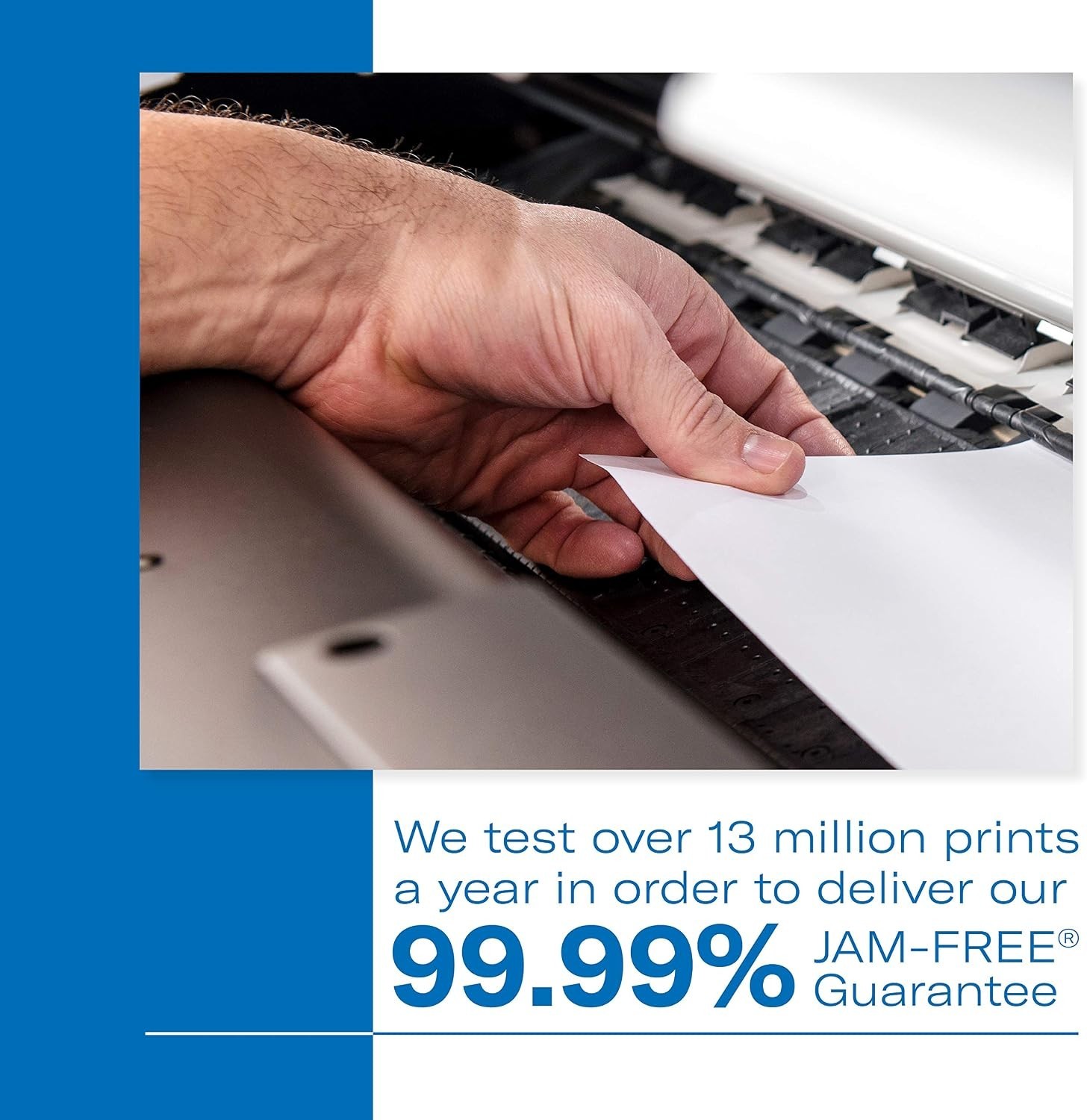 High-Quality 24 lb White Printer Paper – 8.5 x 11, 500 Sheets with 97 Brightness