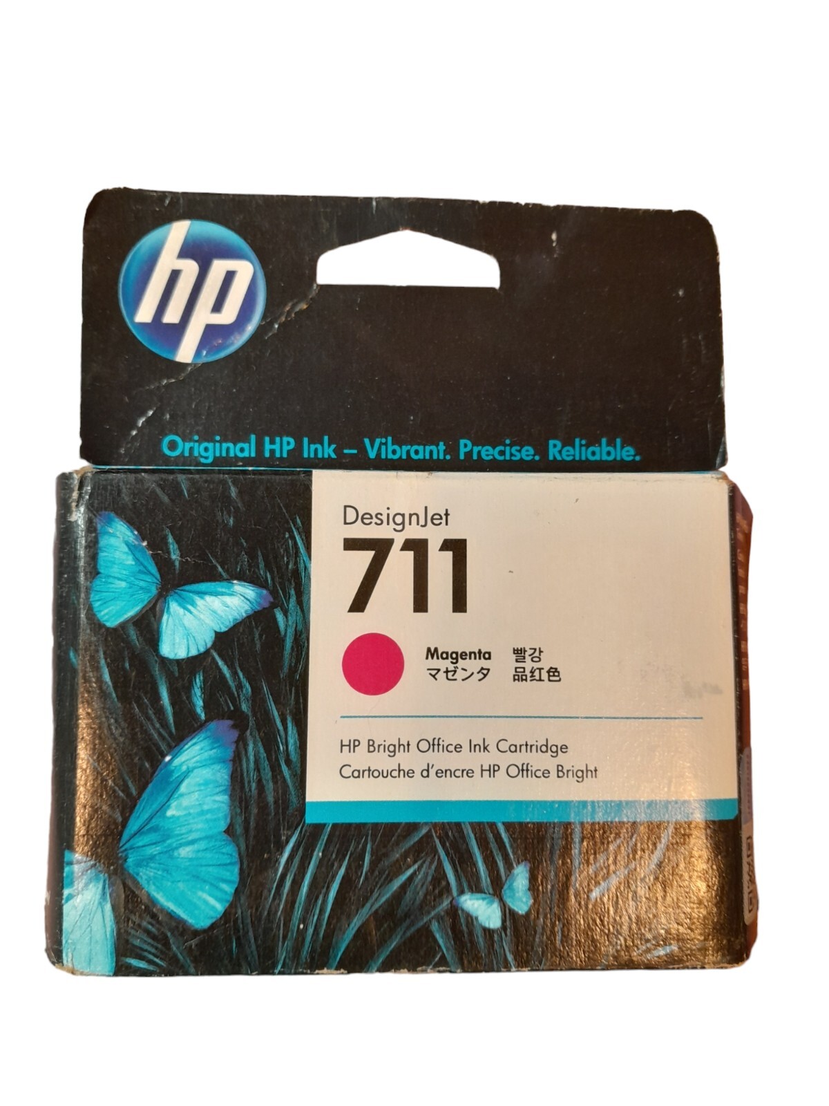 HP 711 29-ml Magenta DesignJet Ink Cartridge, CZ131A 04/2023