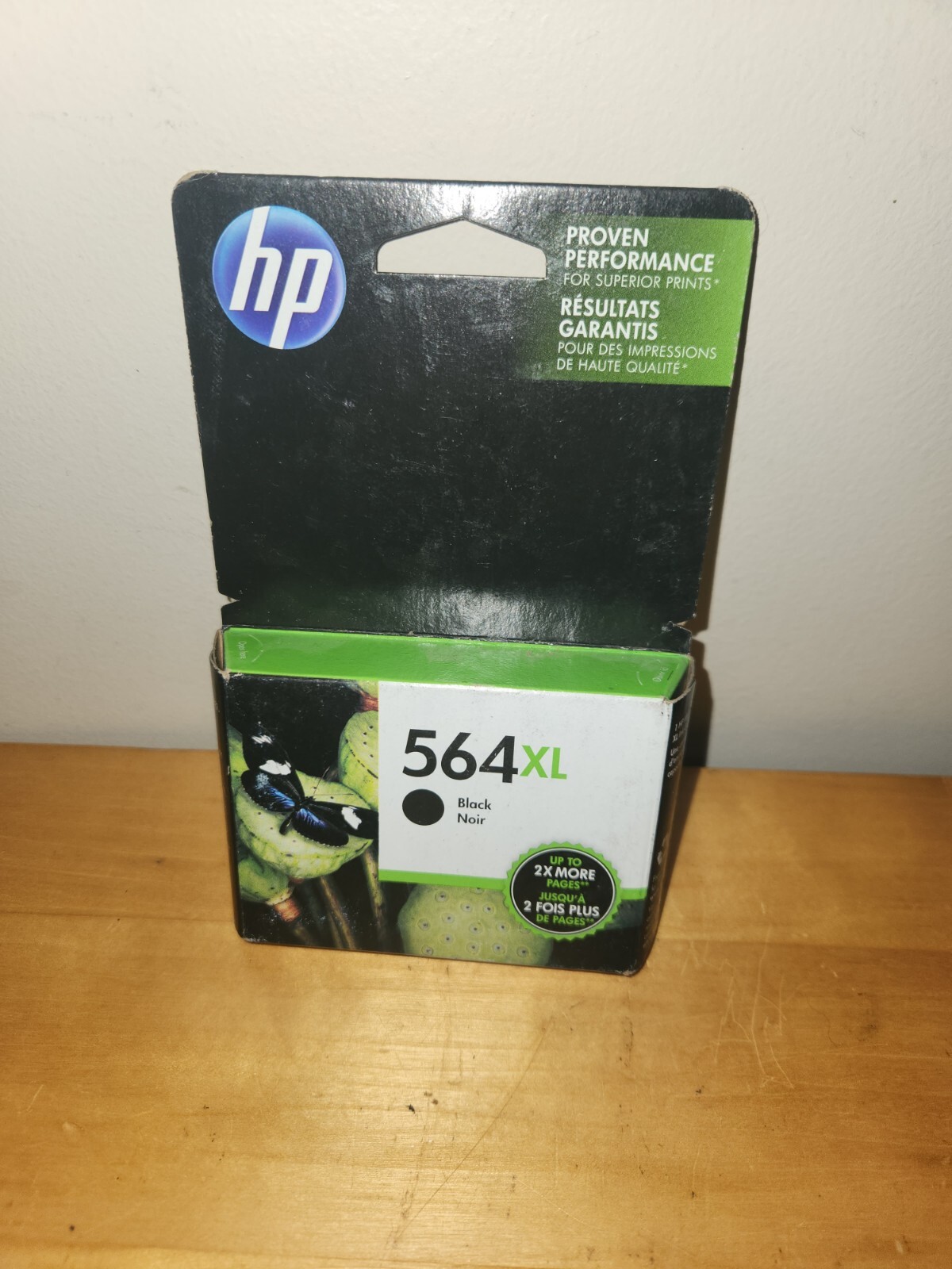 HP 564XL CN684WN High Yield Black Ink Cartridge Exp 2015 NEW IN BOX!