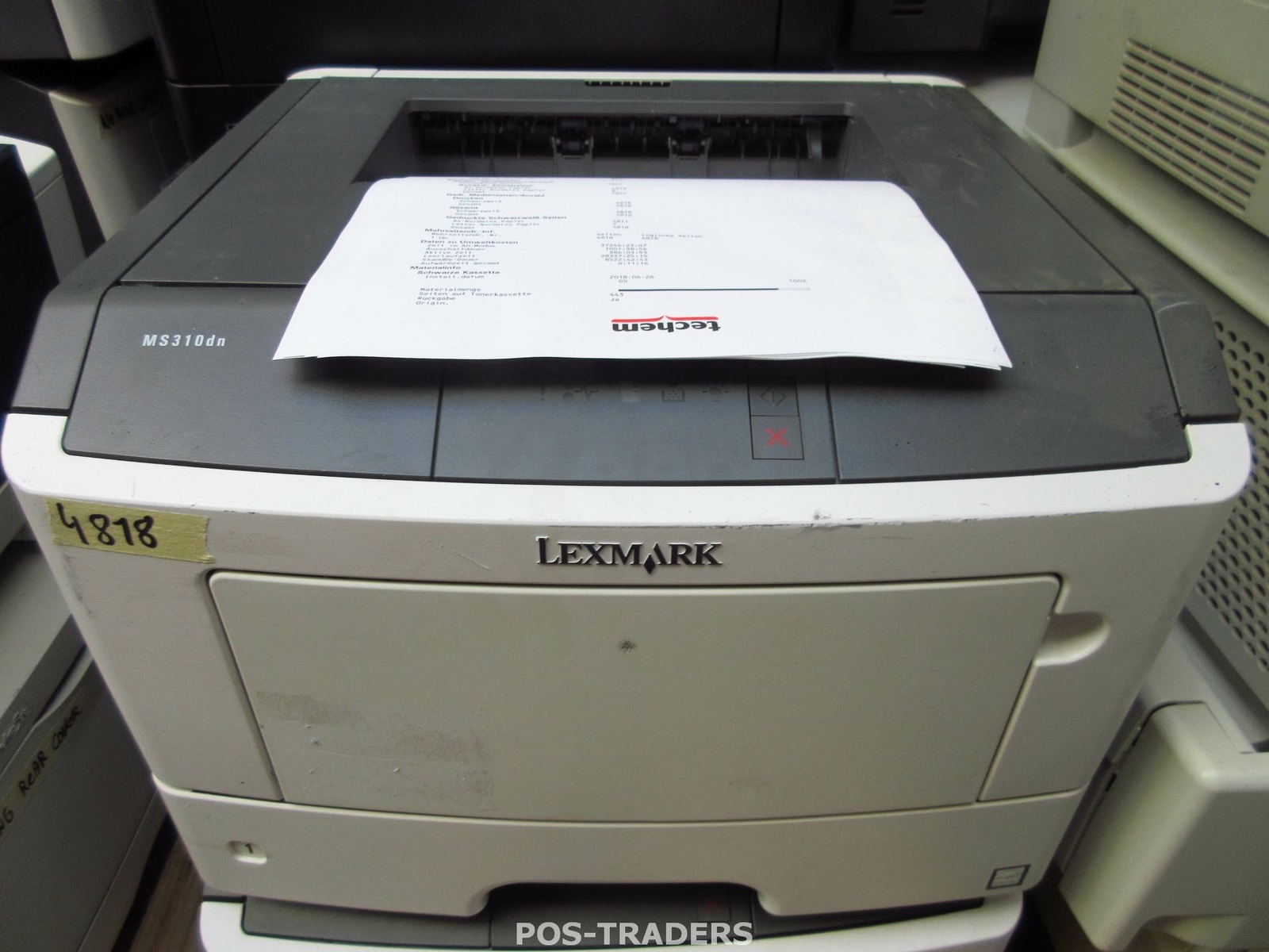 Lexmark MS310dn A4 LAN USB 1200dpi 33 PPM Duplex Mono Laser Printer 4818 PRINTS