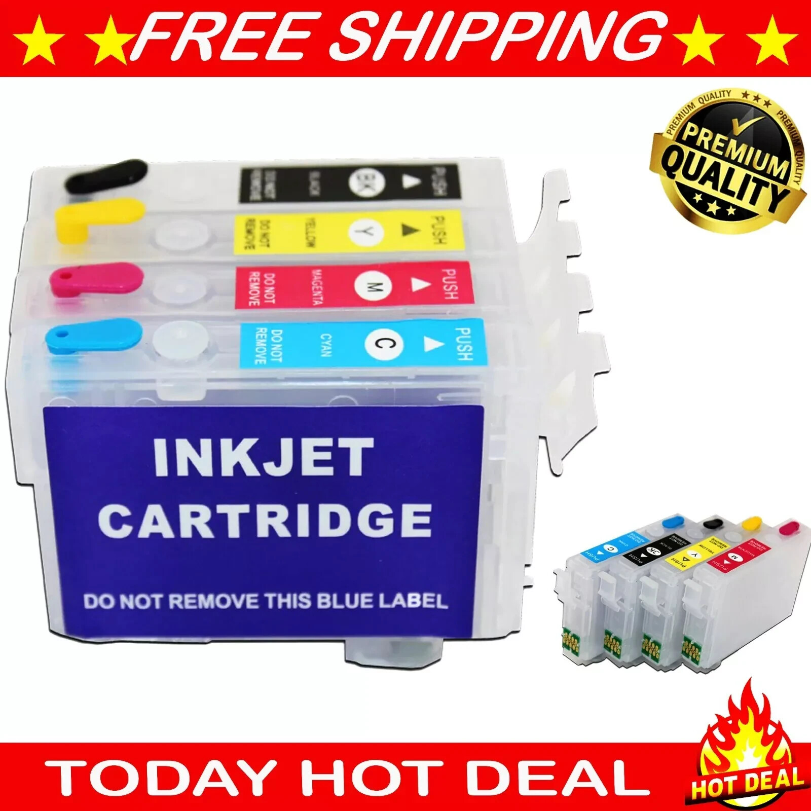 Compatible Refillable Cartridge For Epson XP-200, XP-300, XP-310, XP-400, XP 410