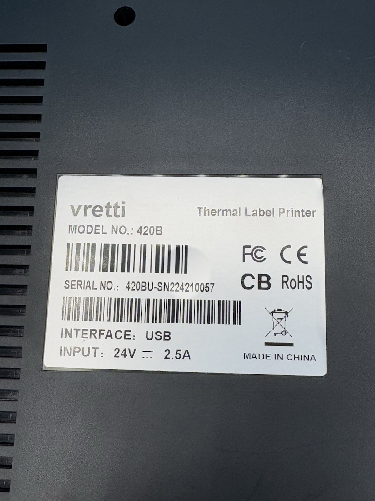 VRETTI Thermal Label Printer 4×6 Cheap Shipping Label Printer For Windows, Mac