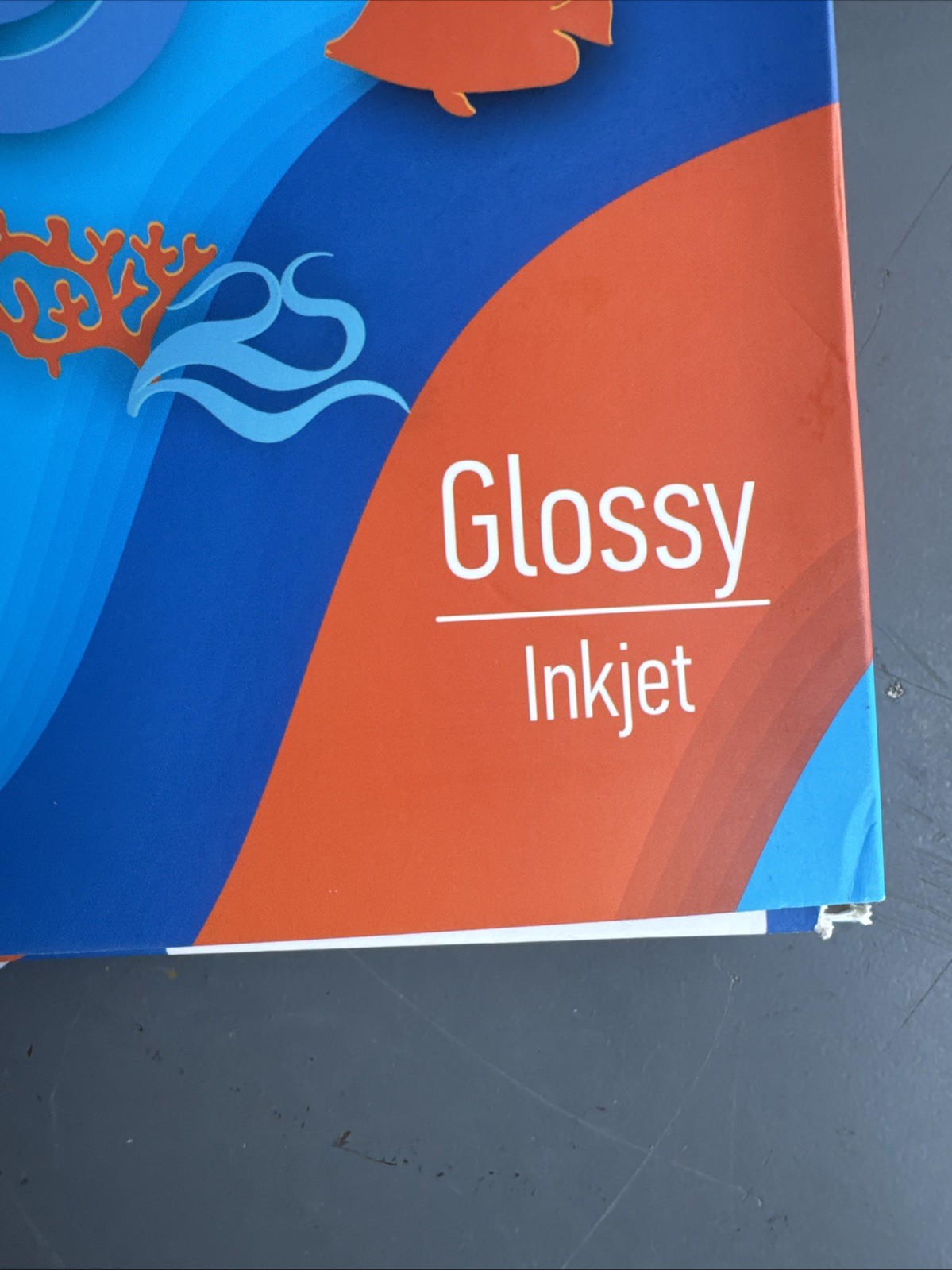8 1/2 X 11 in 50 Sheets Of Vinyl Sticker Paper Glossy Inkjet 100 Microns Thick