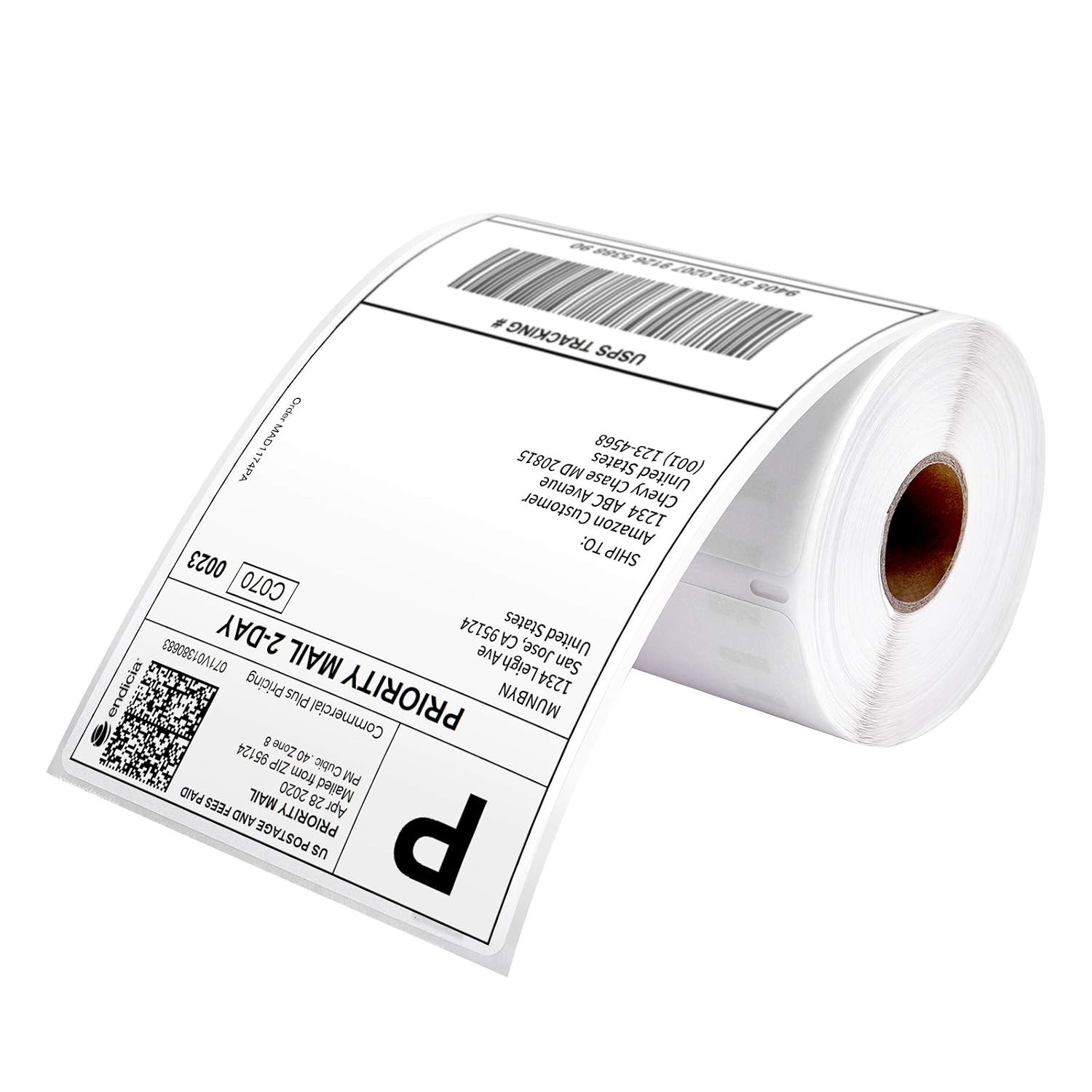 4″X6″ Thermal Printer Label, Shipping Labels, 220 Sheets/Roll | Compatible With