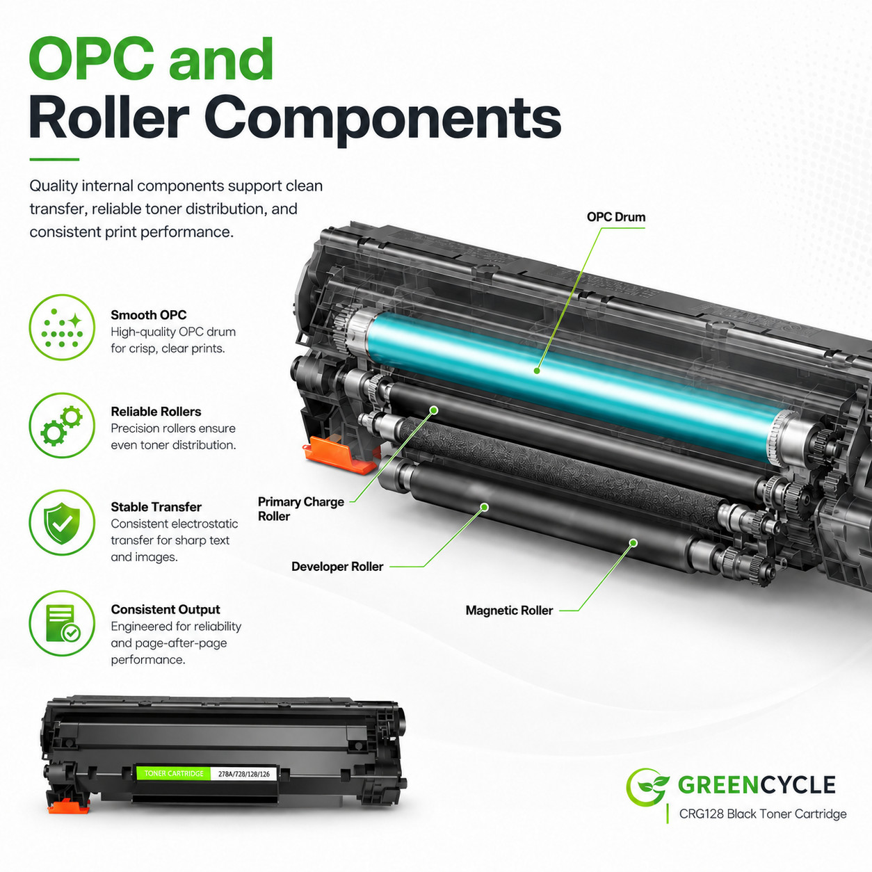 78A CE278A Black Toner Cartridge Compatible for HP LaserJet P1600 P1606 P1606DN