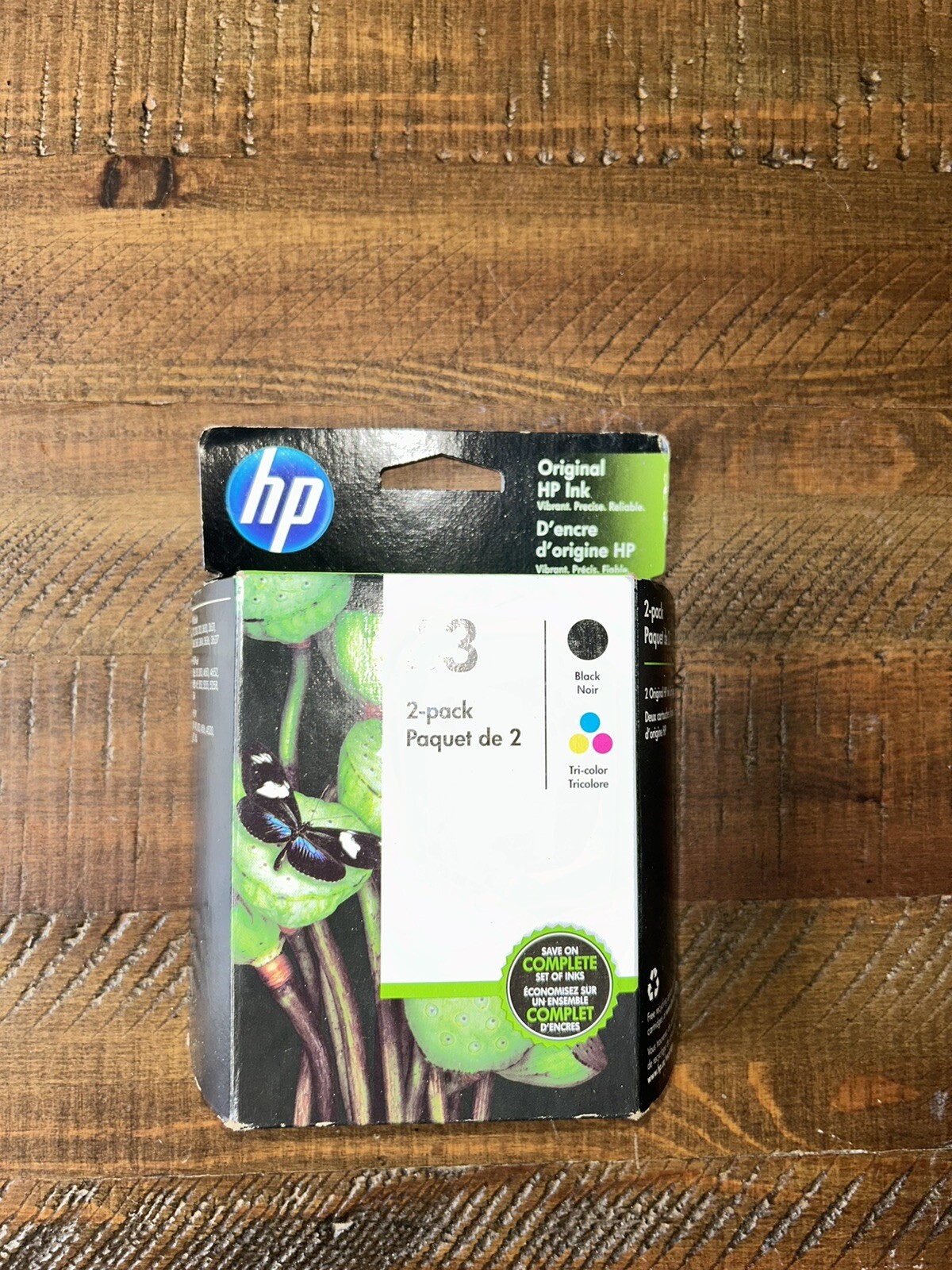 Expired HP 63 Black Tricolor Ink Cartridge New In Box Unopened Expired Oct 2021
