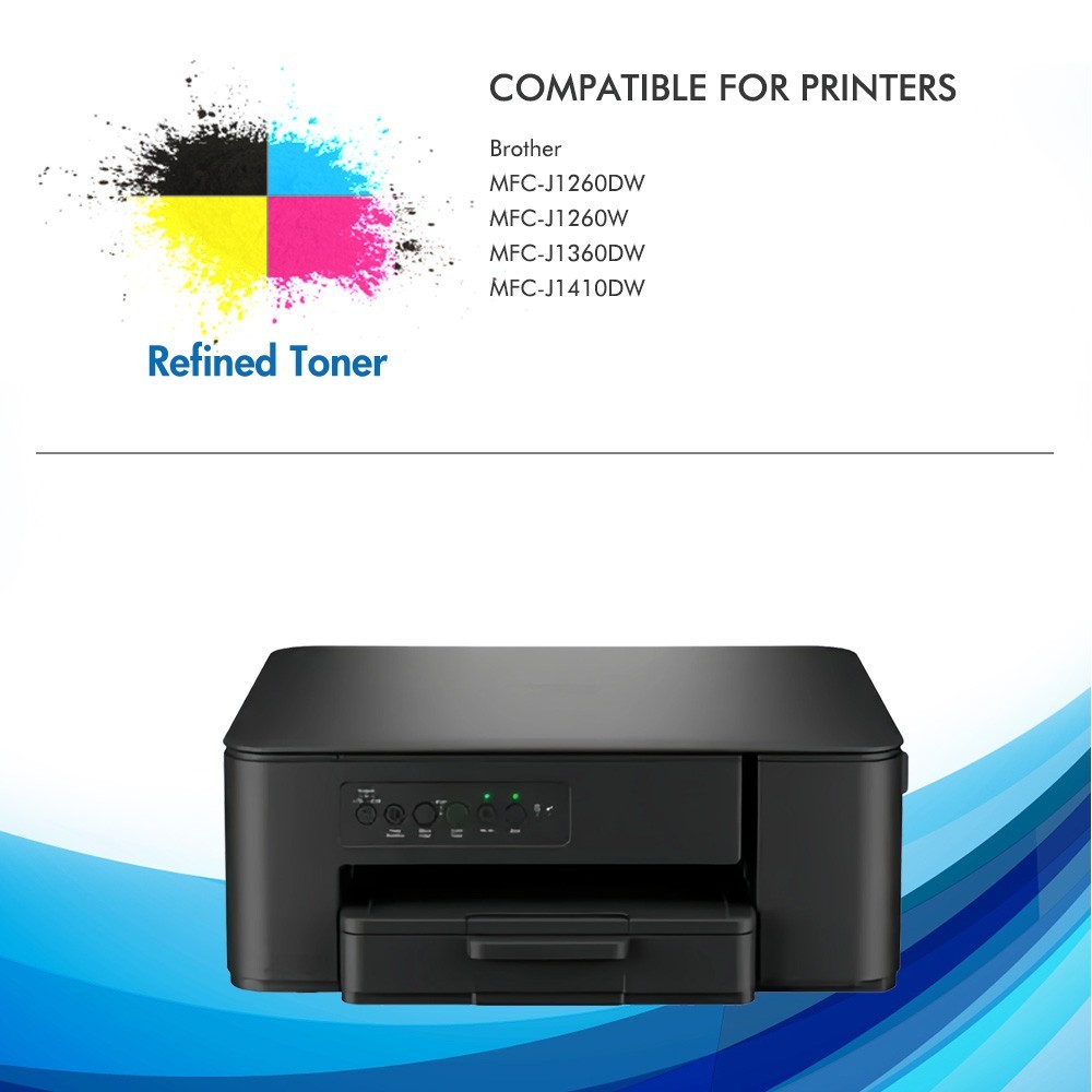 4PK LC501 XL INK Cartridge Fits Brother MFC-J1260DW J1260W J1360DW J1410DW INK