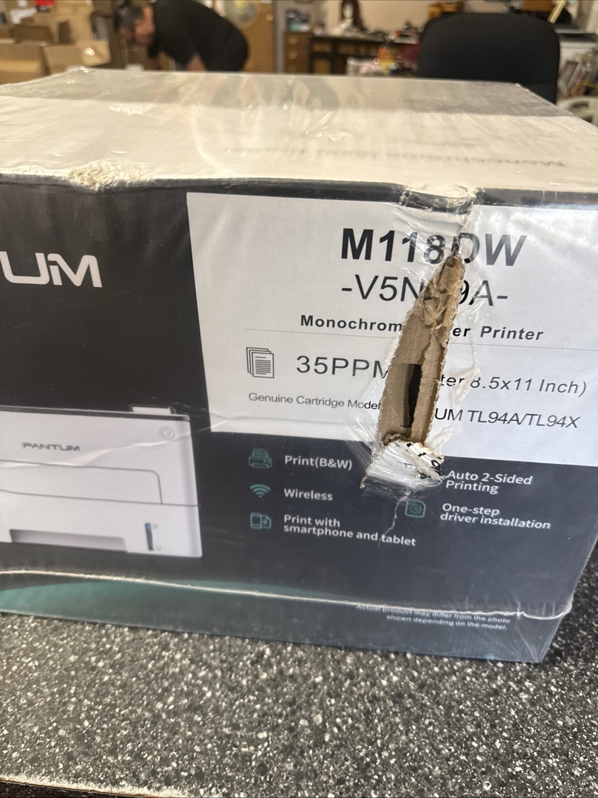 PANTUM Wireless Laser Printer Black and White Duplex Two-Sided Printing V5N19A