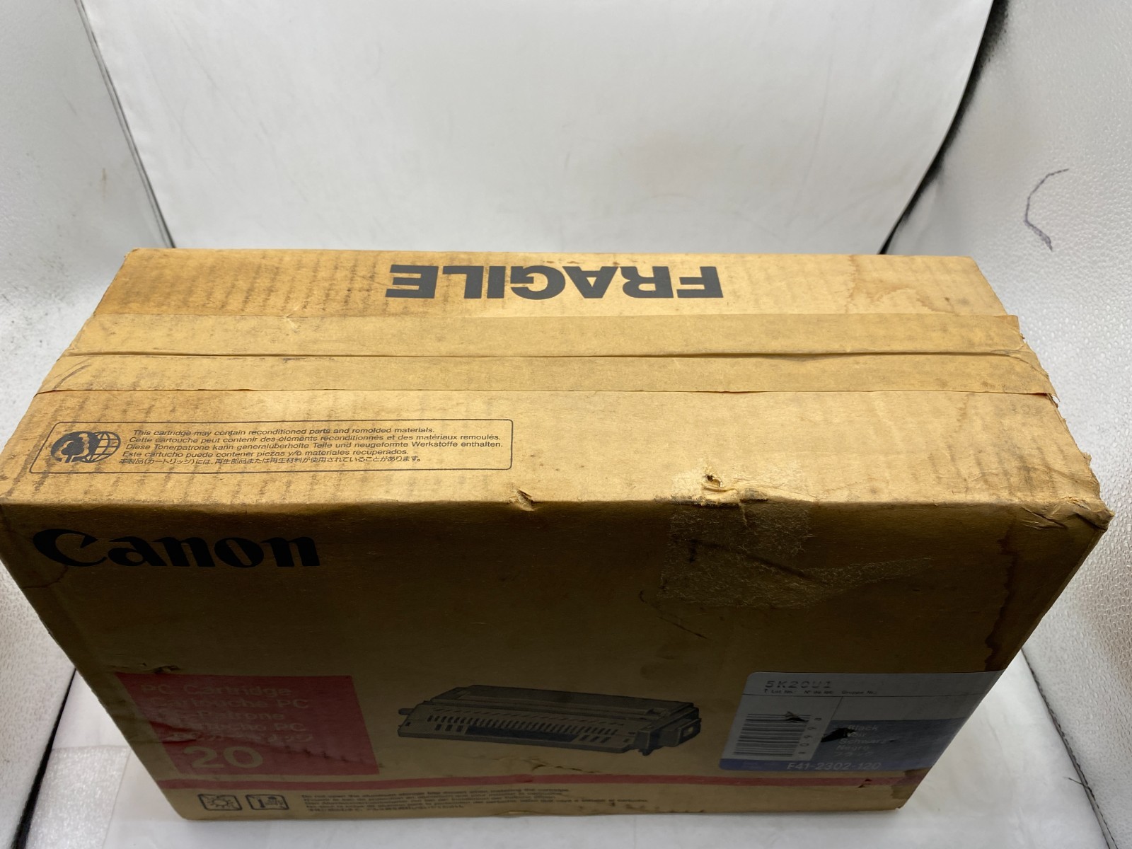 CANON F41-2302-120 PC CARTRIDGE 20 BLACK FZ6-3270 GENUINE NEW