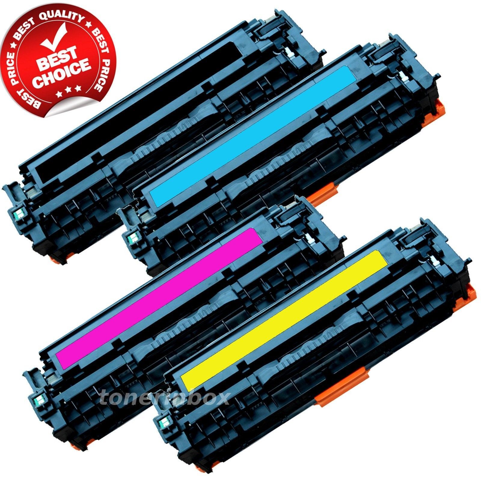 4 pack 131 Toner Cartridge SET BCYM for Canon ImageClass LBP-7110CW MF8280CW