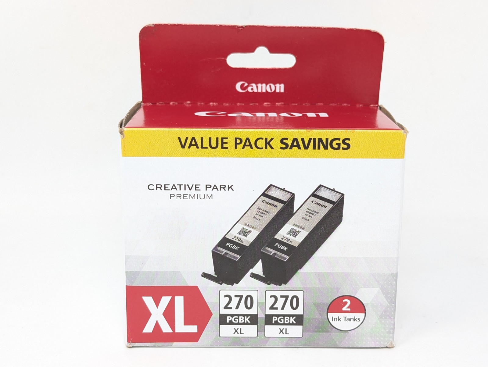 Genuine Canon Pixma PGI-270XL Black Ink Cartridge 2 Pack Sealed Value Pack