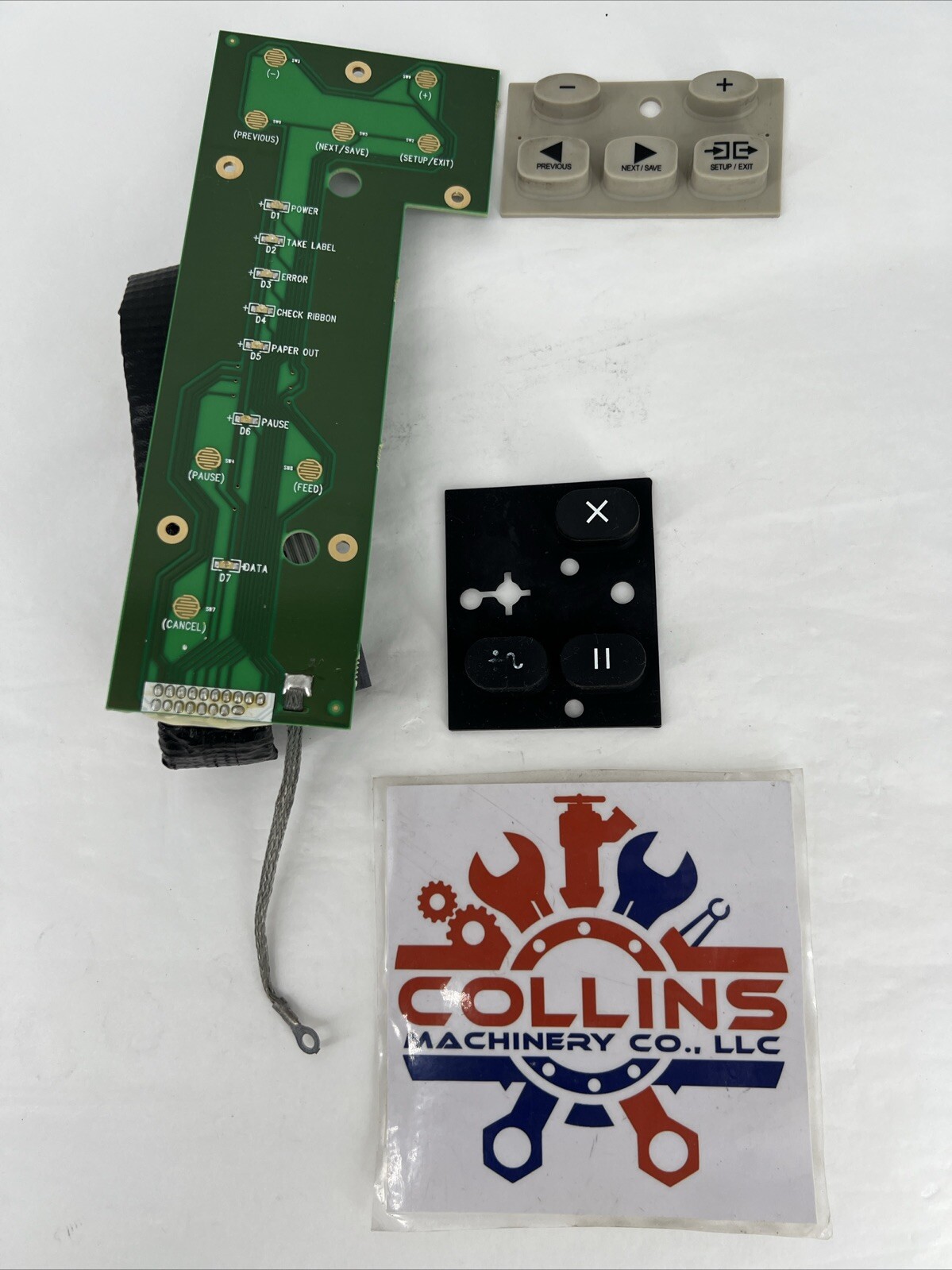 Genuine Zebra Front Control Cover Panel Board for 105SL Label Printer 94V-0