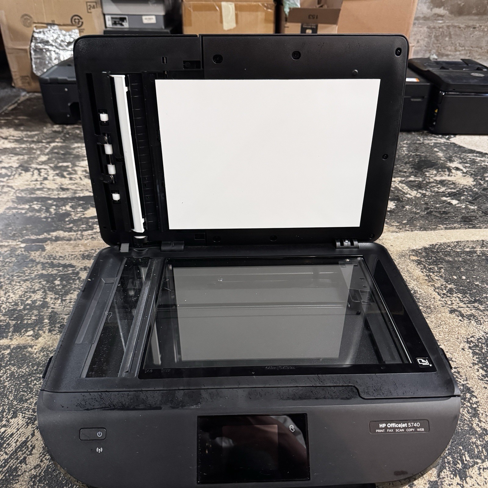 HP Officejet 5740 All-in-One Wireless Inkjet Printer Tested Fully Functional