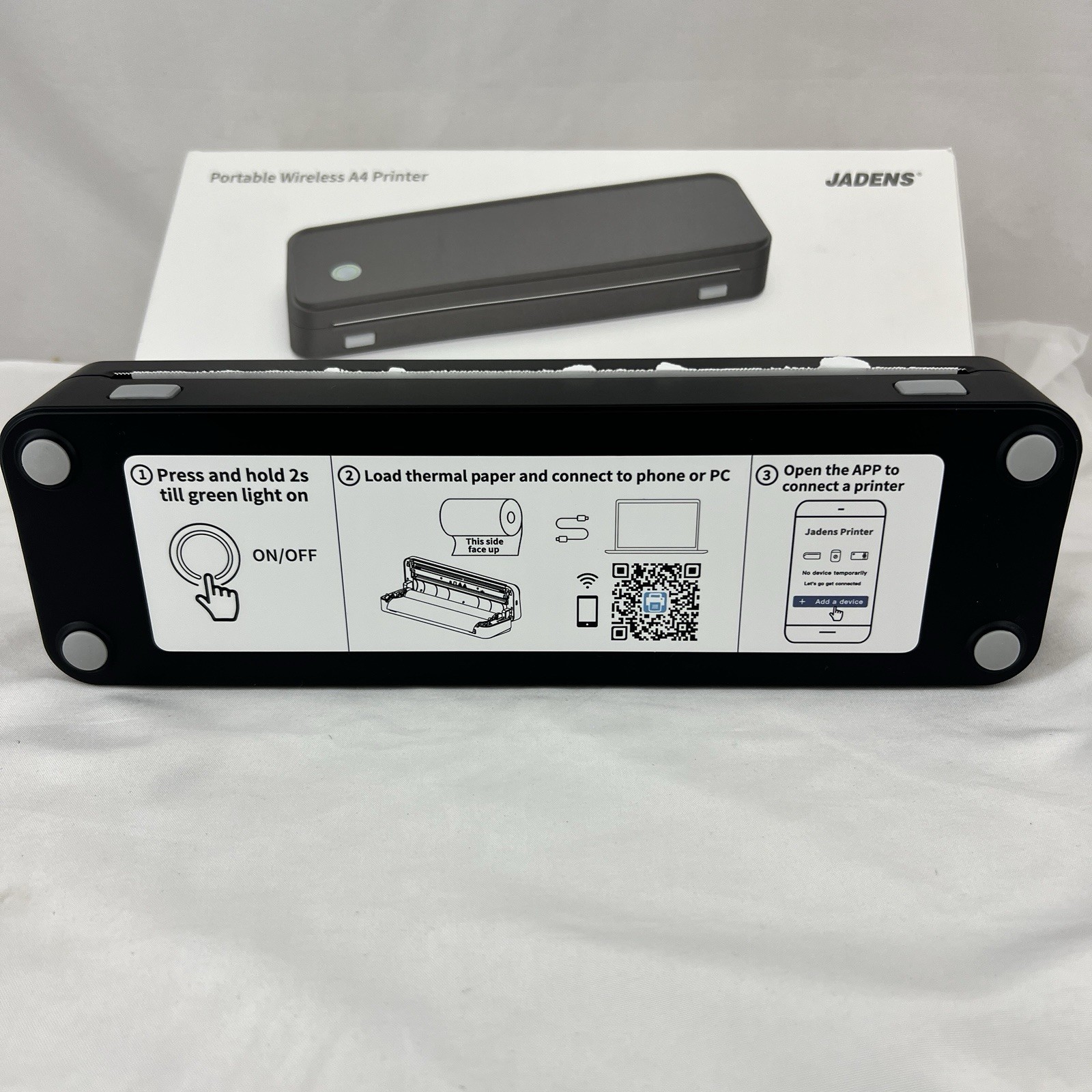 Jadens Portable Wireless Printer PD-A4