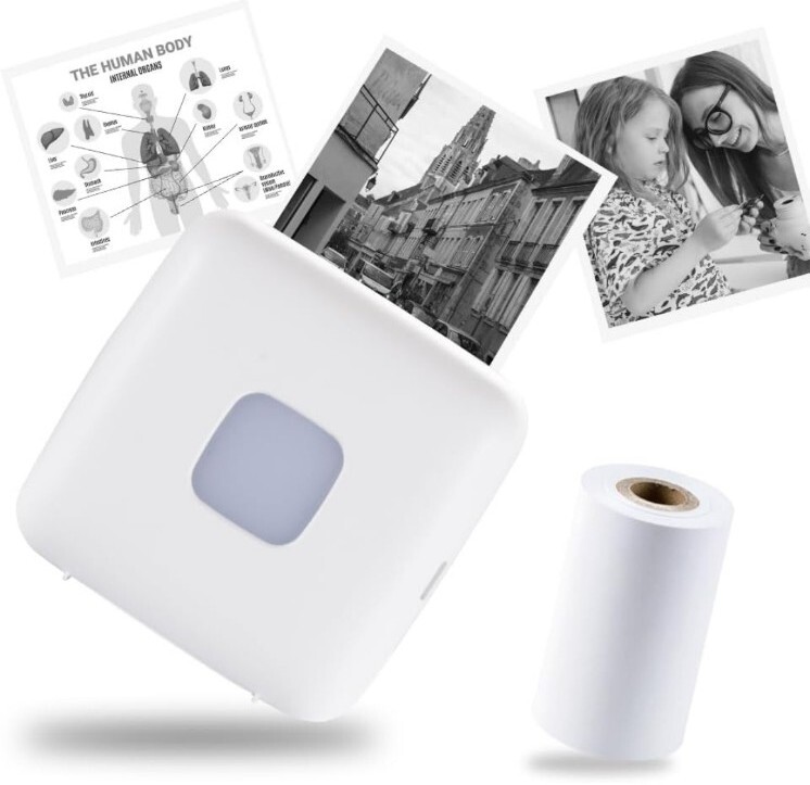 Vretti Portable Thermal Printer TP6 Bluetooth Mini Pocket Printer Andriod/IPhone