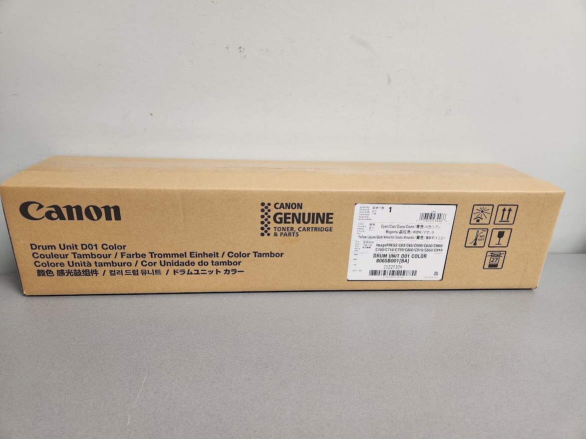 Canon 8065B001(BA) Drum Unit D01 Color for imagePRESS C850,C600, Color – NEW