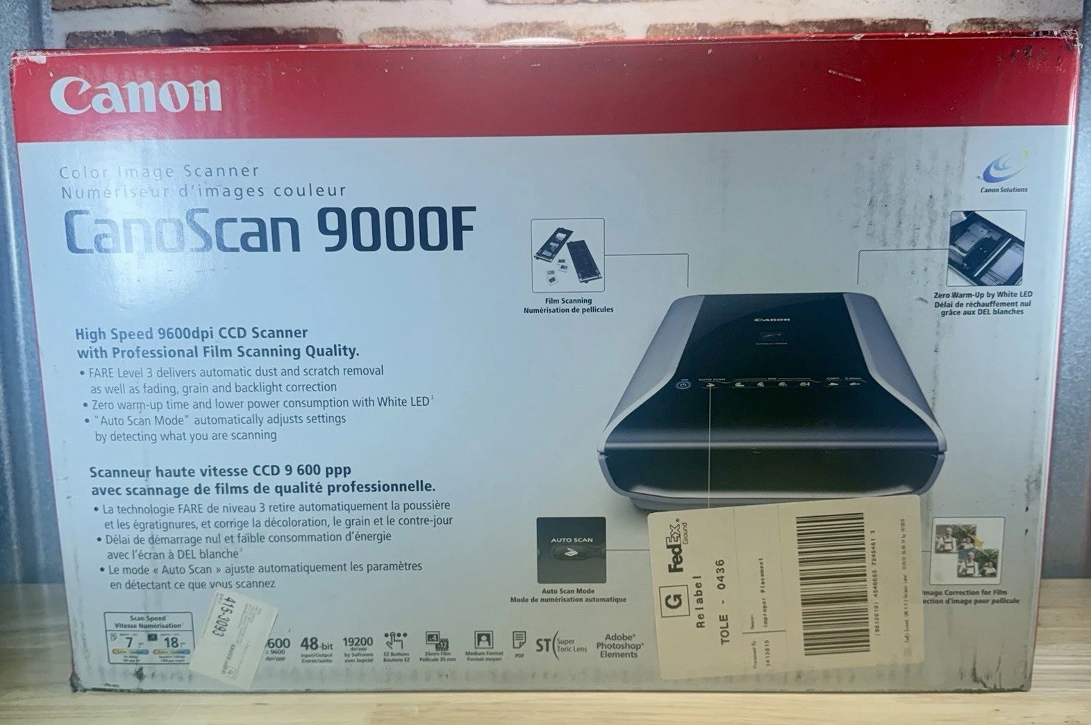 Canon CanoScan 9000F Flatbed Scanner