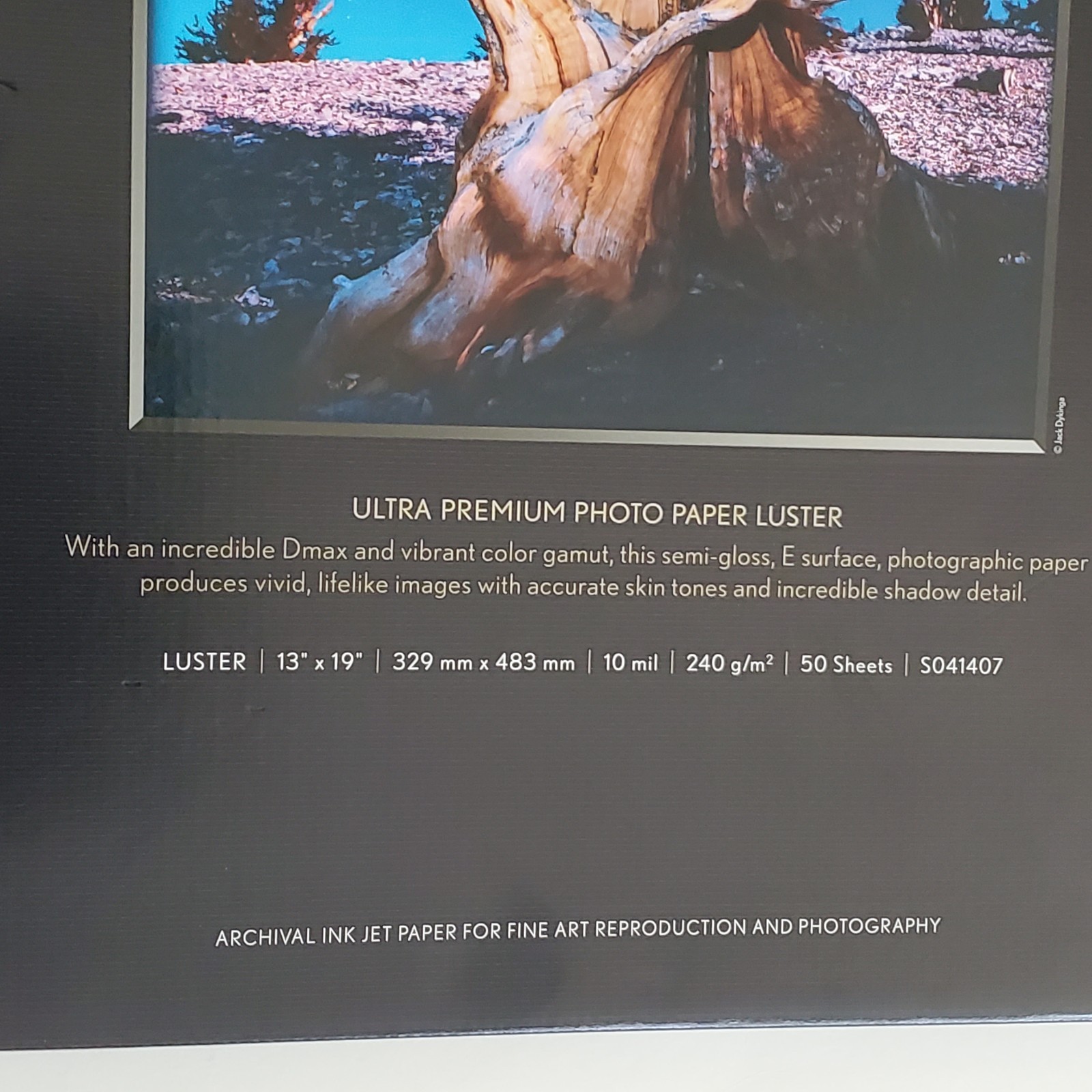 29 sheets Epson Ultra Premium Photo Paper Luster archival ink jet 13″ x 19″ box
