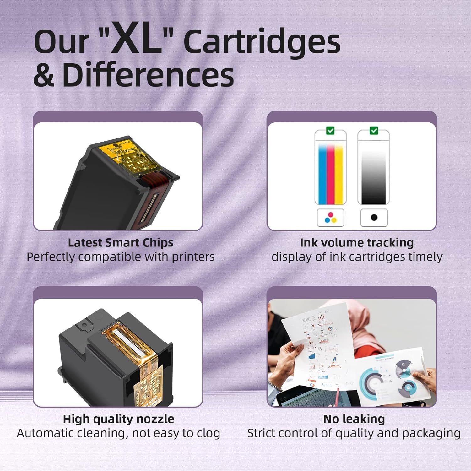 67XL XXL Ink Cartridge for HP Deskjet 2755 4155 4158e 2720e Envy 6010 6055 6020e