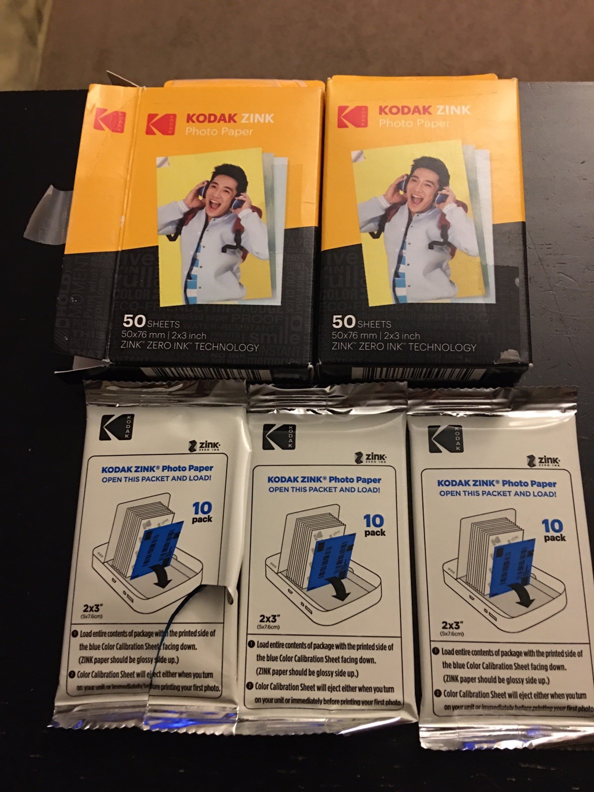 KODAK ZINK PHOTO PAPER 2X3″ 80 SHEETS BRAND NEW RODZ2X350