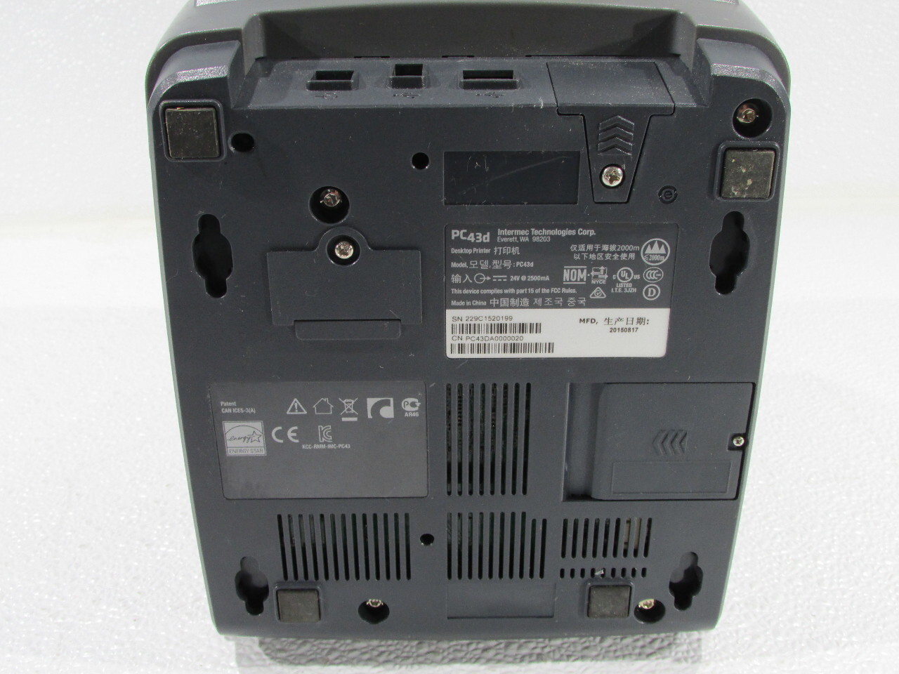 INTERMEC PC43D THERMAL LABEL PRINTER