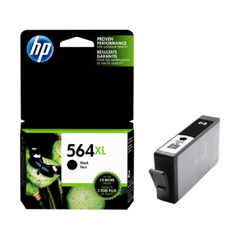 HP 564XL BLACK HIGH YIELD ORIGINAL INK CARTRIDGE CN684WN *DM