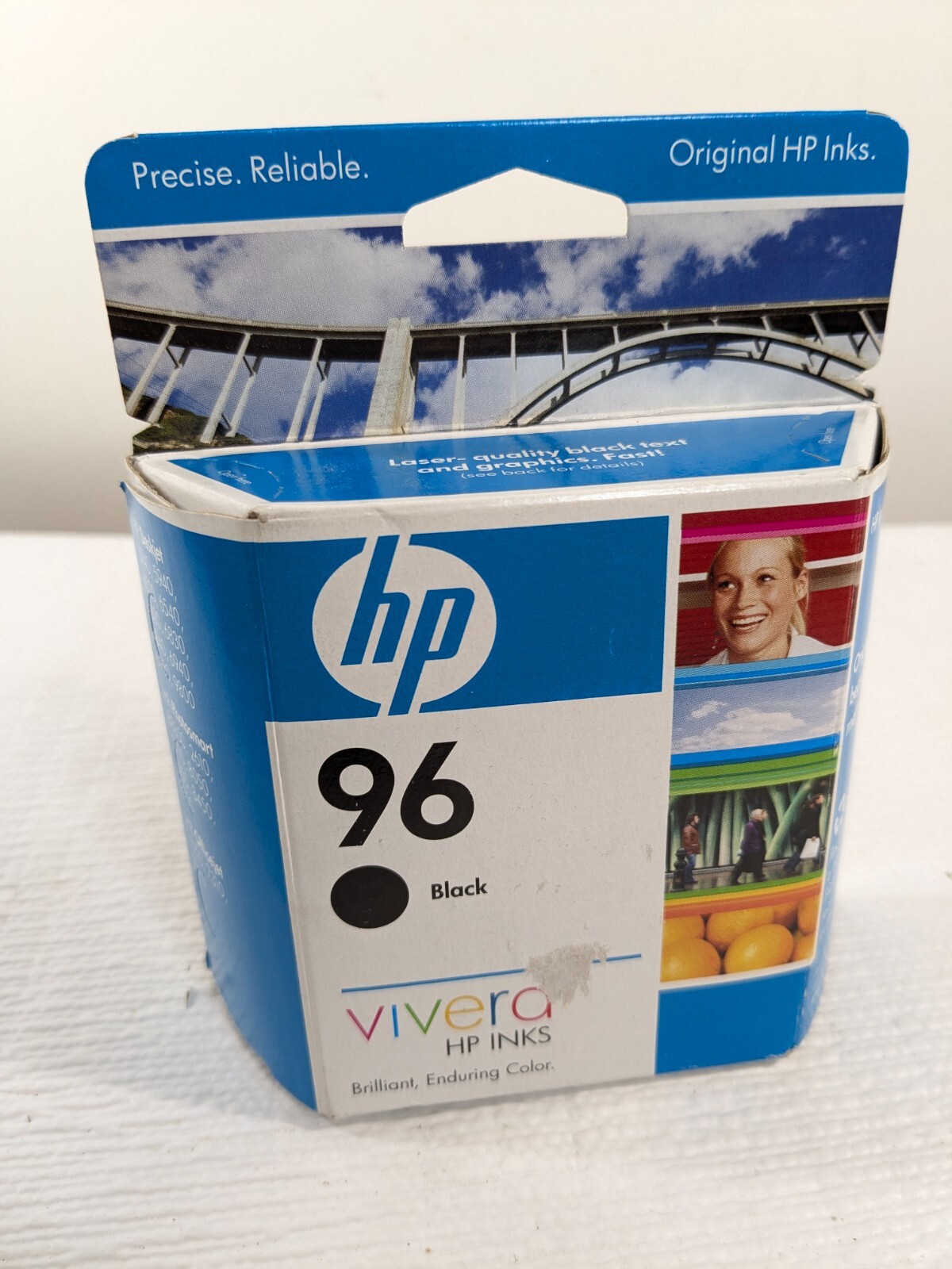 NEW HP 96 Black Ink Cartridge Vivera C8767WN Genuine Exp 2008 past date sealed
