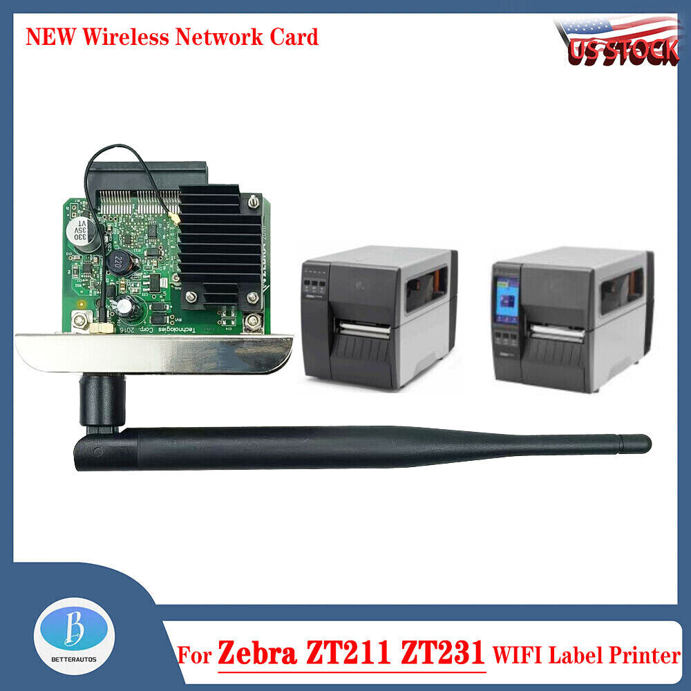 NEW Wireless Network Card for Zebra ZT211 ZT231 WIFI Label Printer