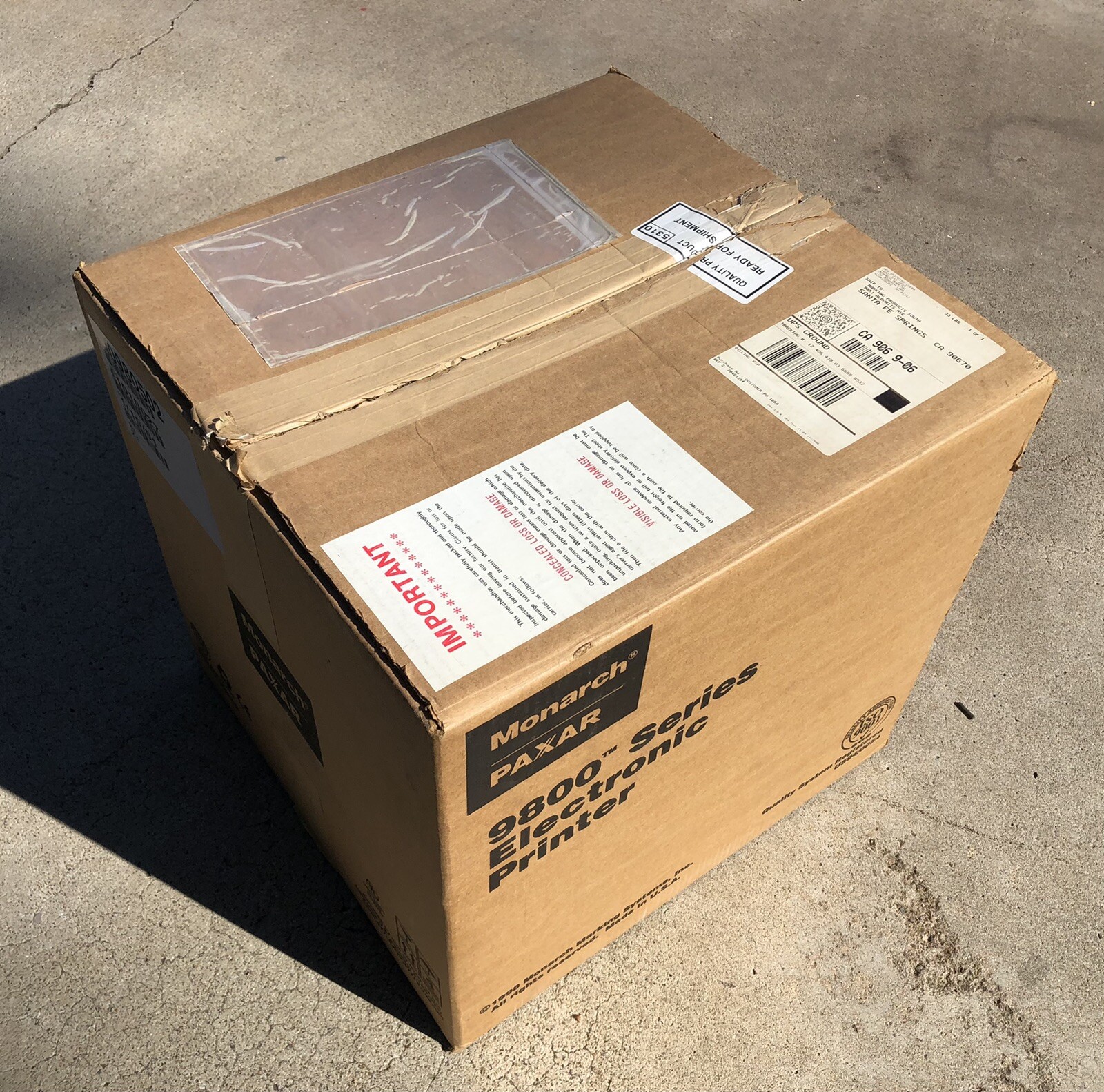 Avery Dennison Monarch Legacy 9805 Printer W/ Serial Port (RS-232C)