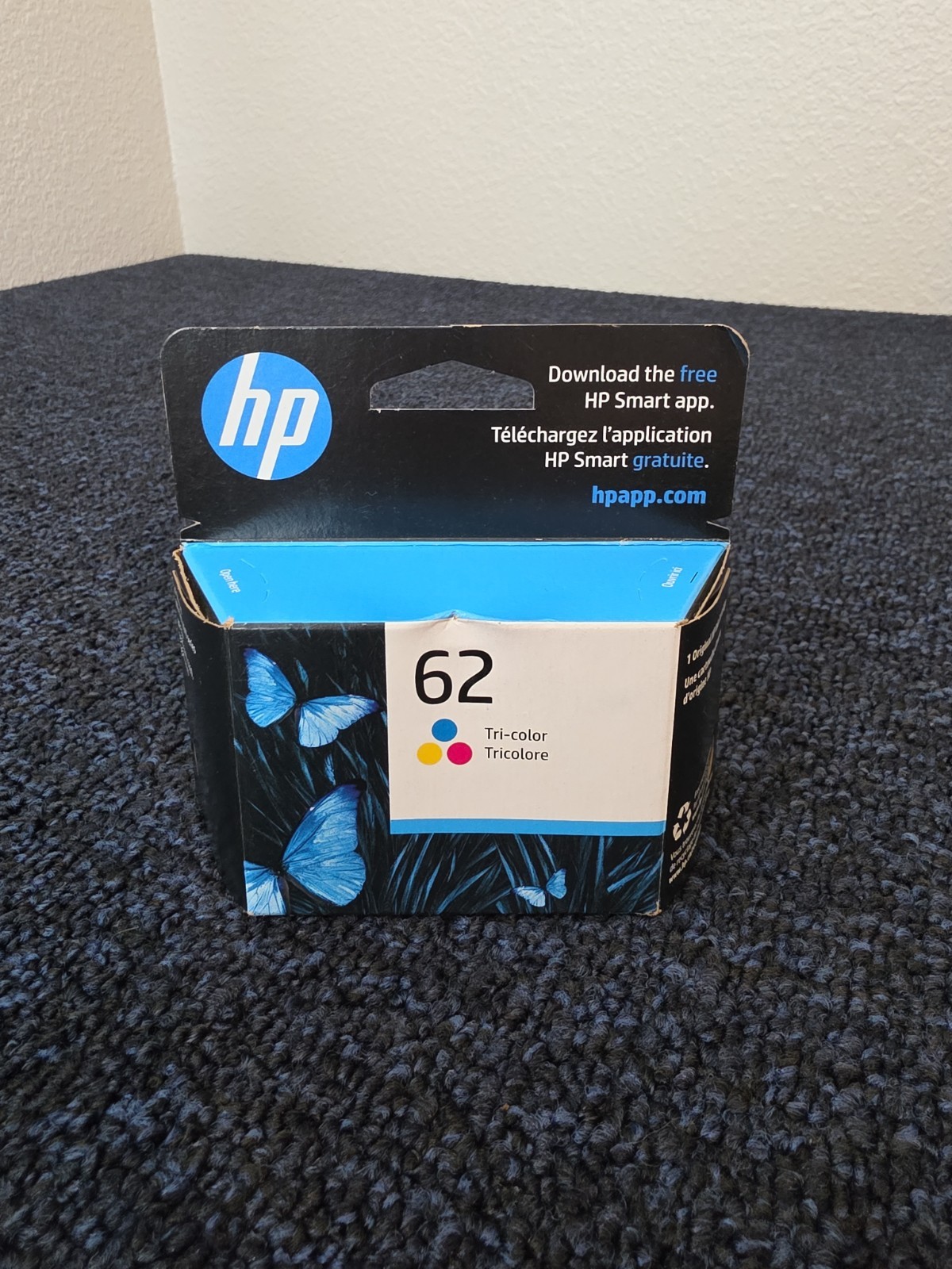 BRAND NEW Genuine OEM Authentic HP 62 Tri-Color Ink Cartridge EXPIRED 10/2023