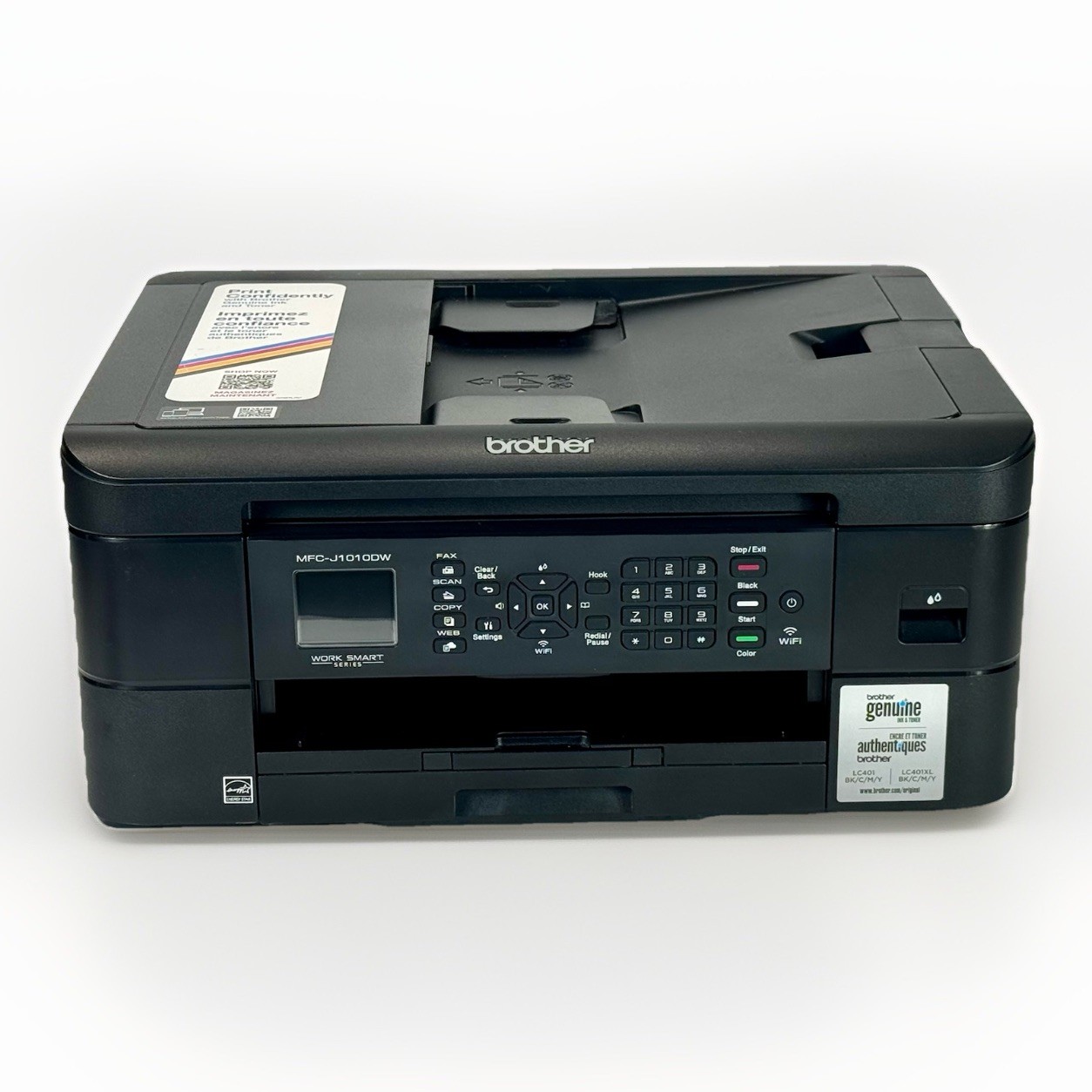 Brother Inkjet Printer MFCJ1010DW Wireless Color All-in-One Work Smart Tested