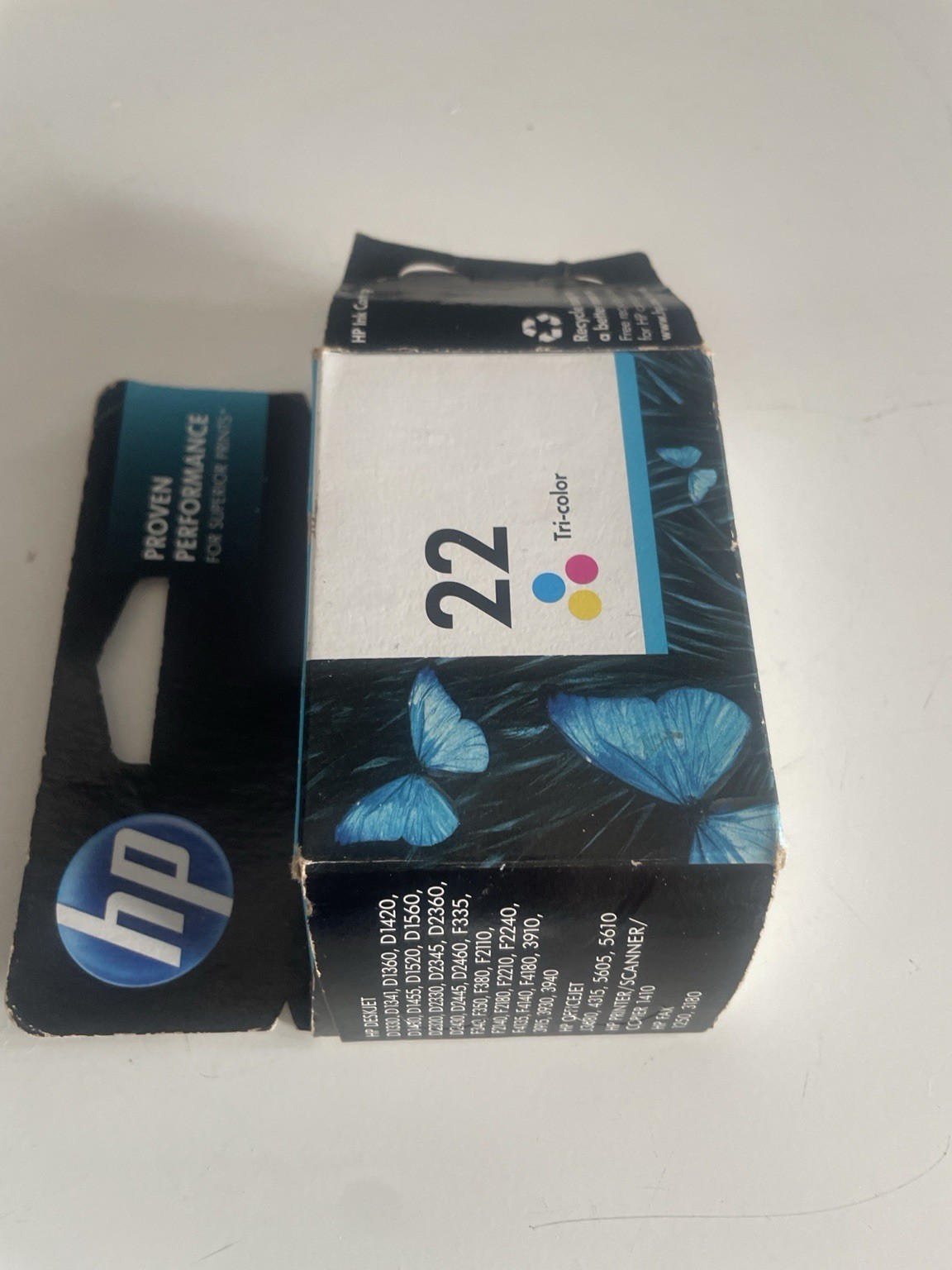 GENUINE HP 22 Tri-Color Ink Cartridge C9352AN NEW SEALED BOX
