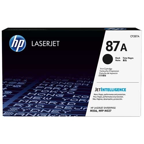 2 Open Boxes-Genuine HP 87A (CF287A) Black Toner Cartridge New-2 Open Boxes