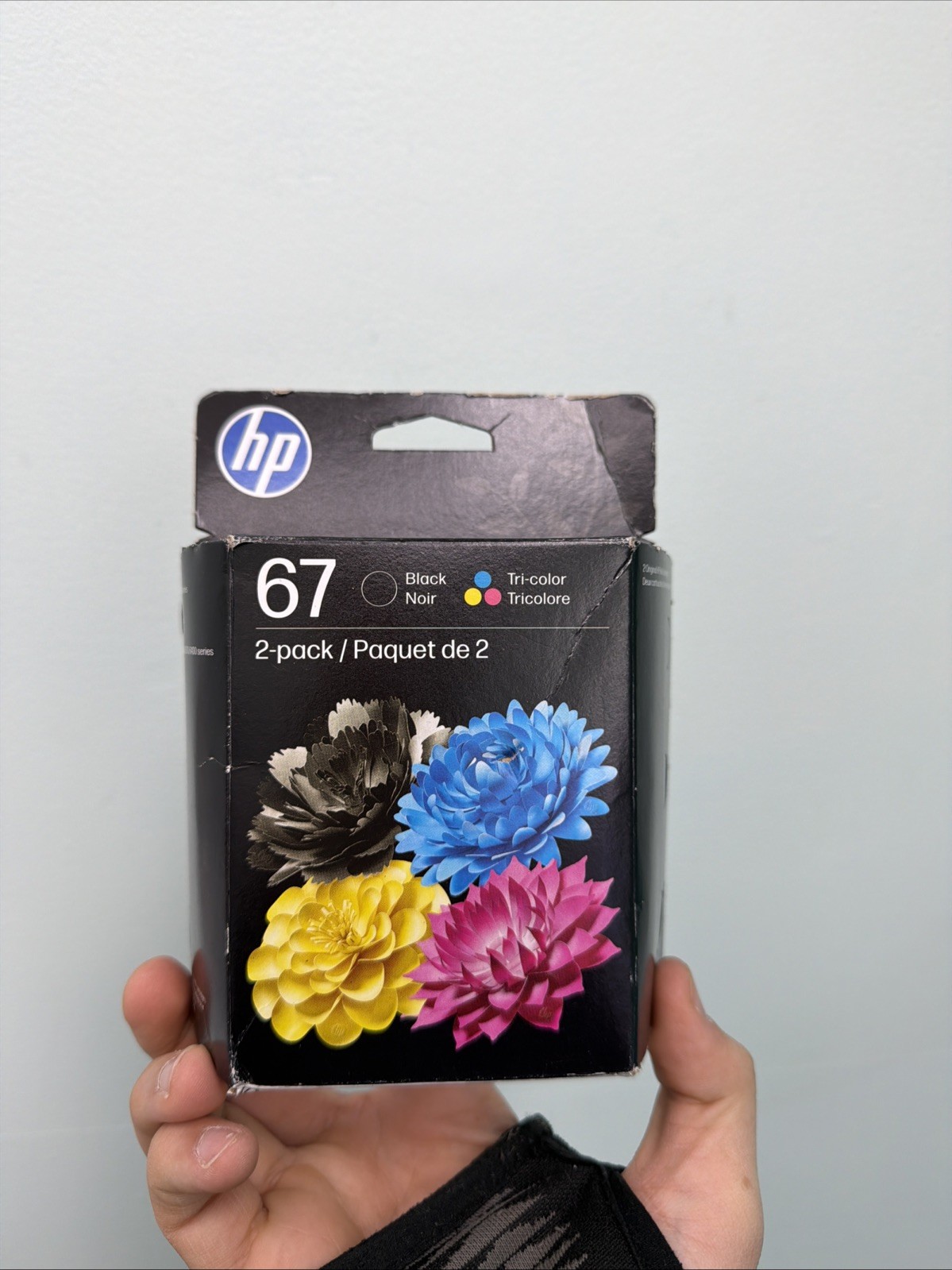 HP 67 2-pack Black/Tri-color Original Ink Cartridges Exp: 10/2027