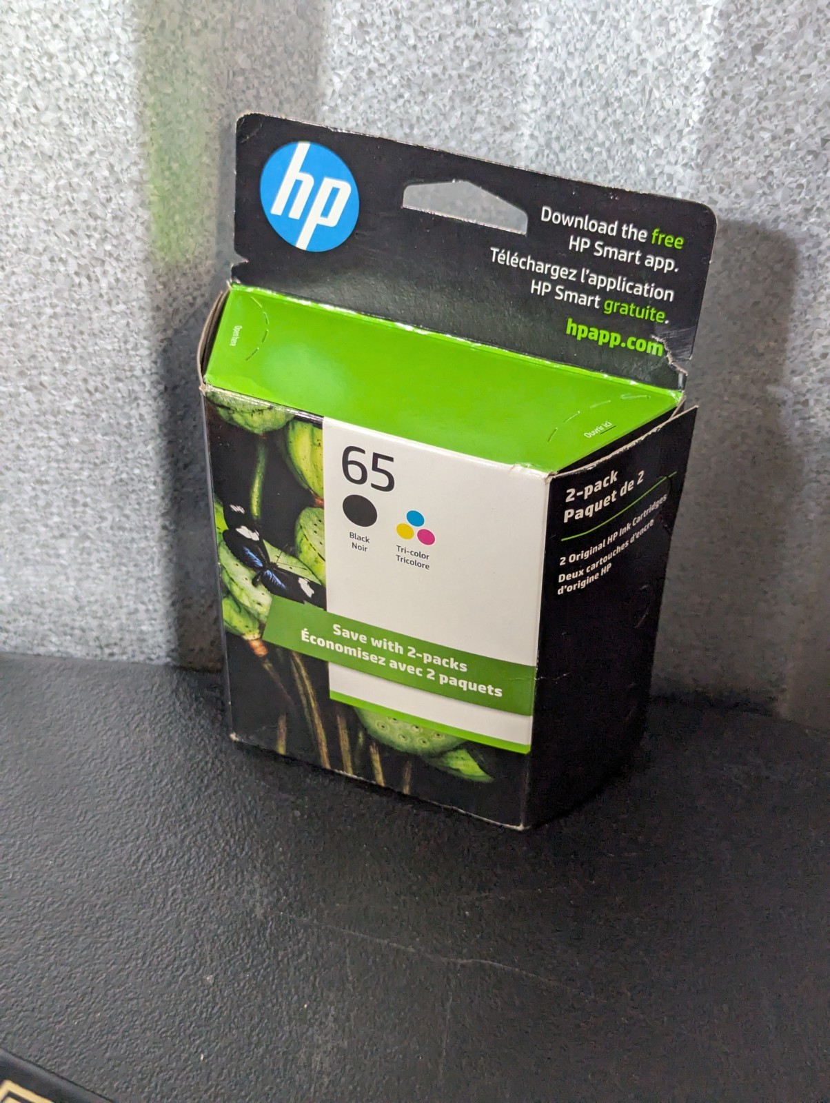 HP 2pack Combo Ink Cartridges 65 Black and Color New Genuine October 2026