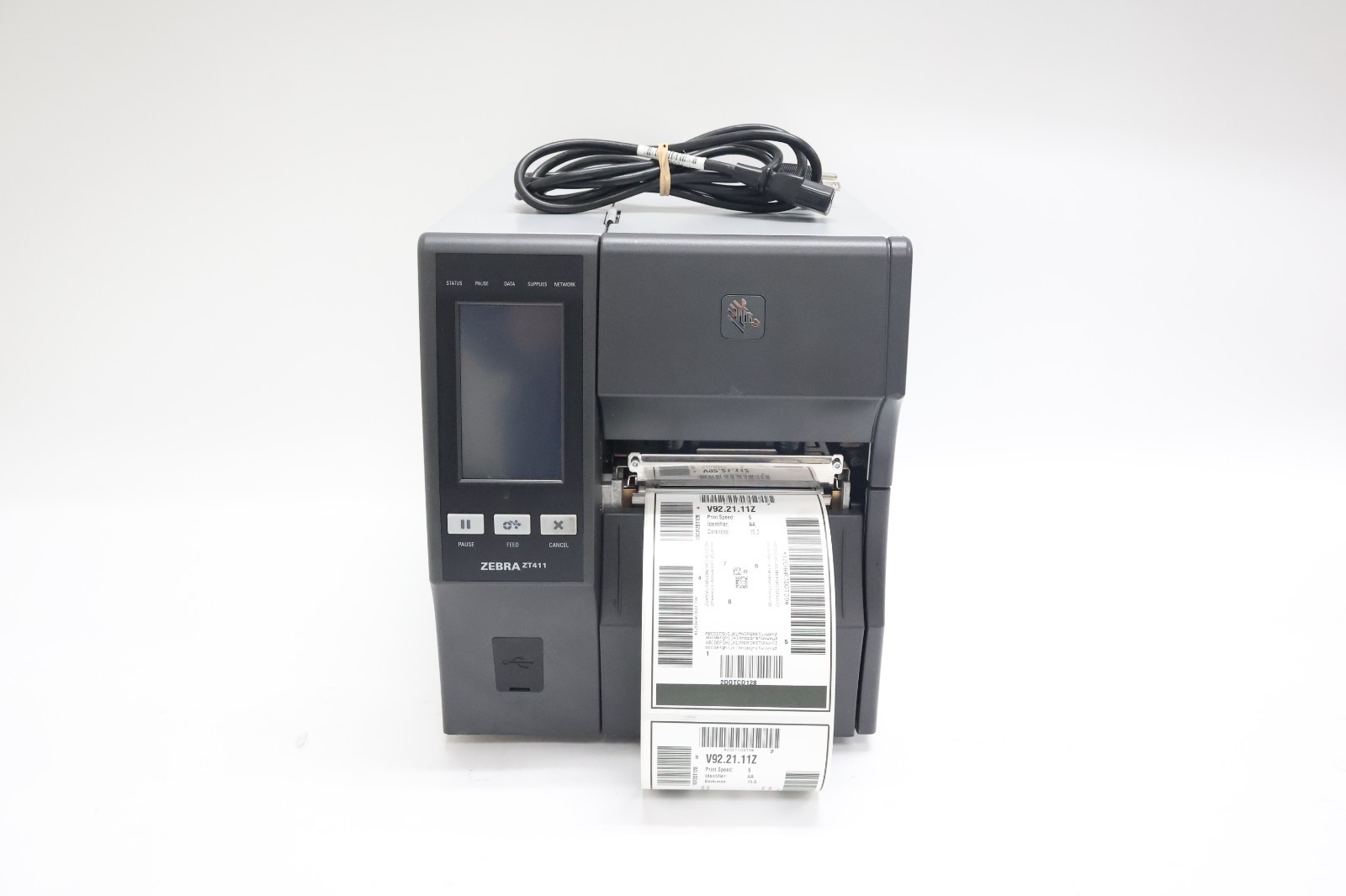 Zebra ZT411 Industrial Label Printer 203 DPI Thermal Transfer – Tested & Working