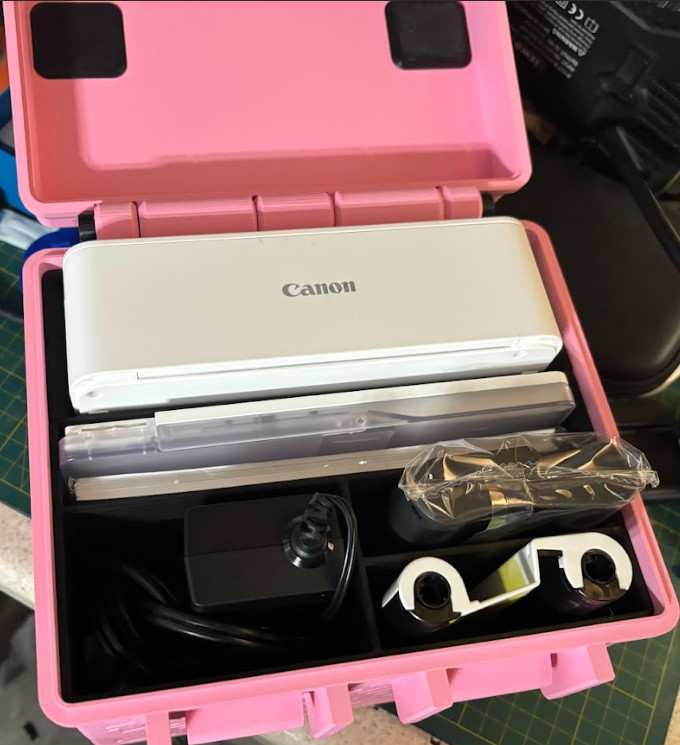 Custom Canon SELPHY CP1500 Carrying Case Personalized Storage Holds Everything