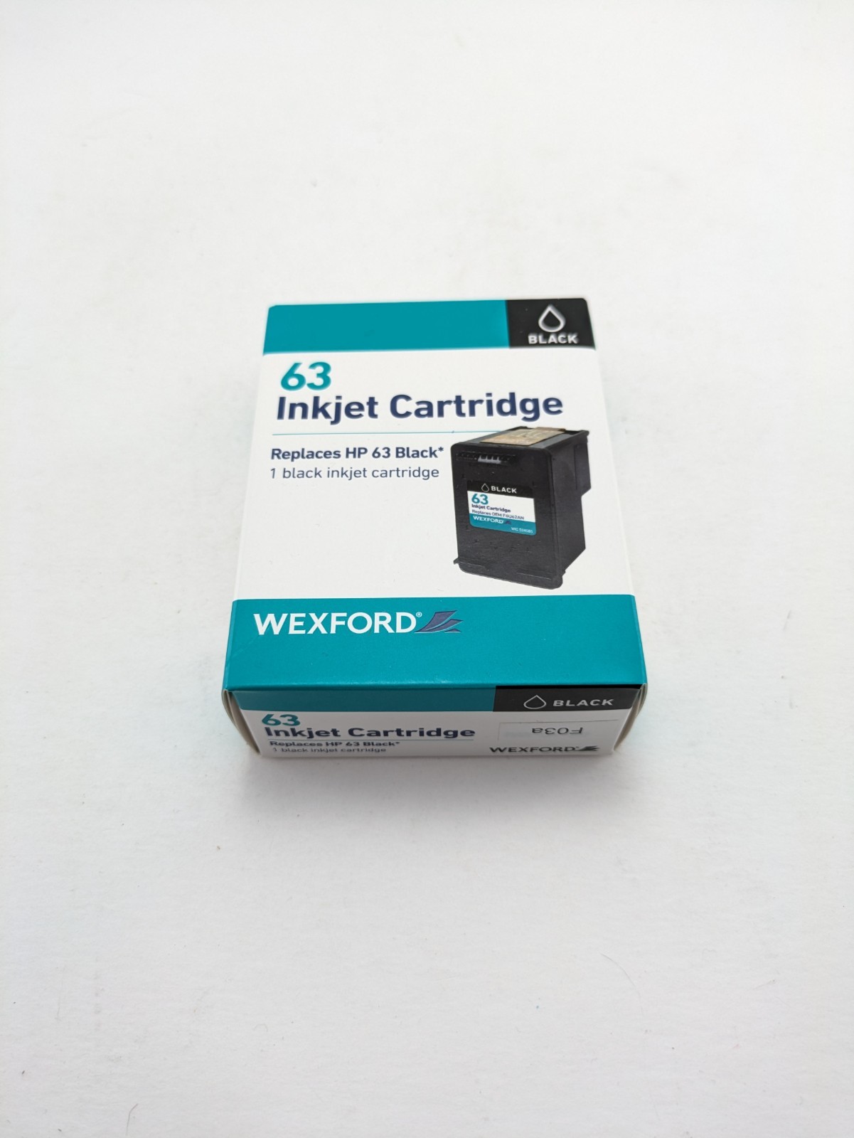Wexford 63 Inkjet Black Cartridge Replaces HP 63 Black OEM F6U62AN