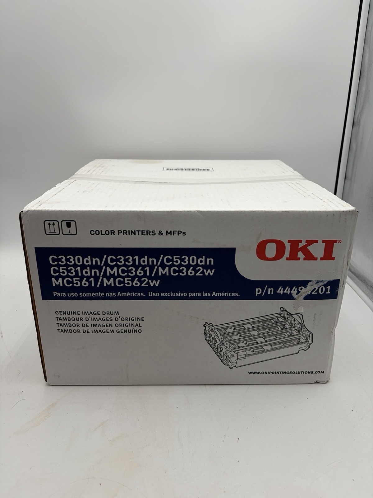Genuine OKIDATA 44494201 IMAGE DRUM UNIT 20,000 Page-Yield, Black New Sealed.
