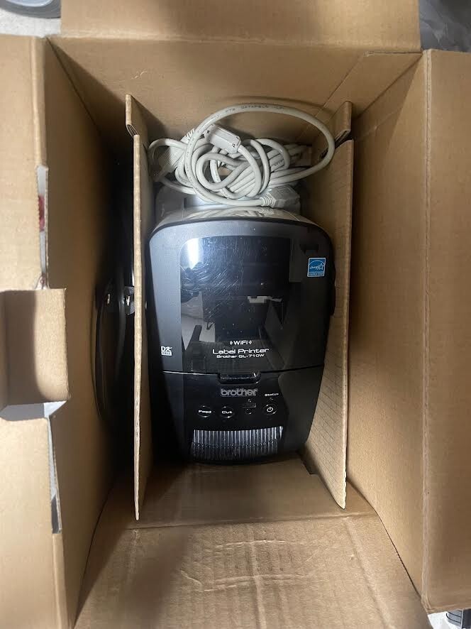 Brother QL-710W Direct Thermal Label Barcode Printer Wireless USB