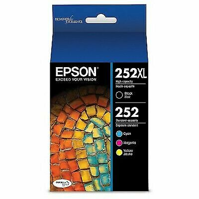 Epson 252XL Ink Cartridges T252XL-BCS-CP Black/Yellow/Magenta/Cyan 0584