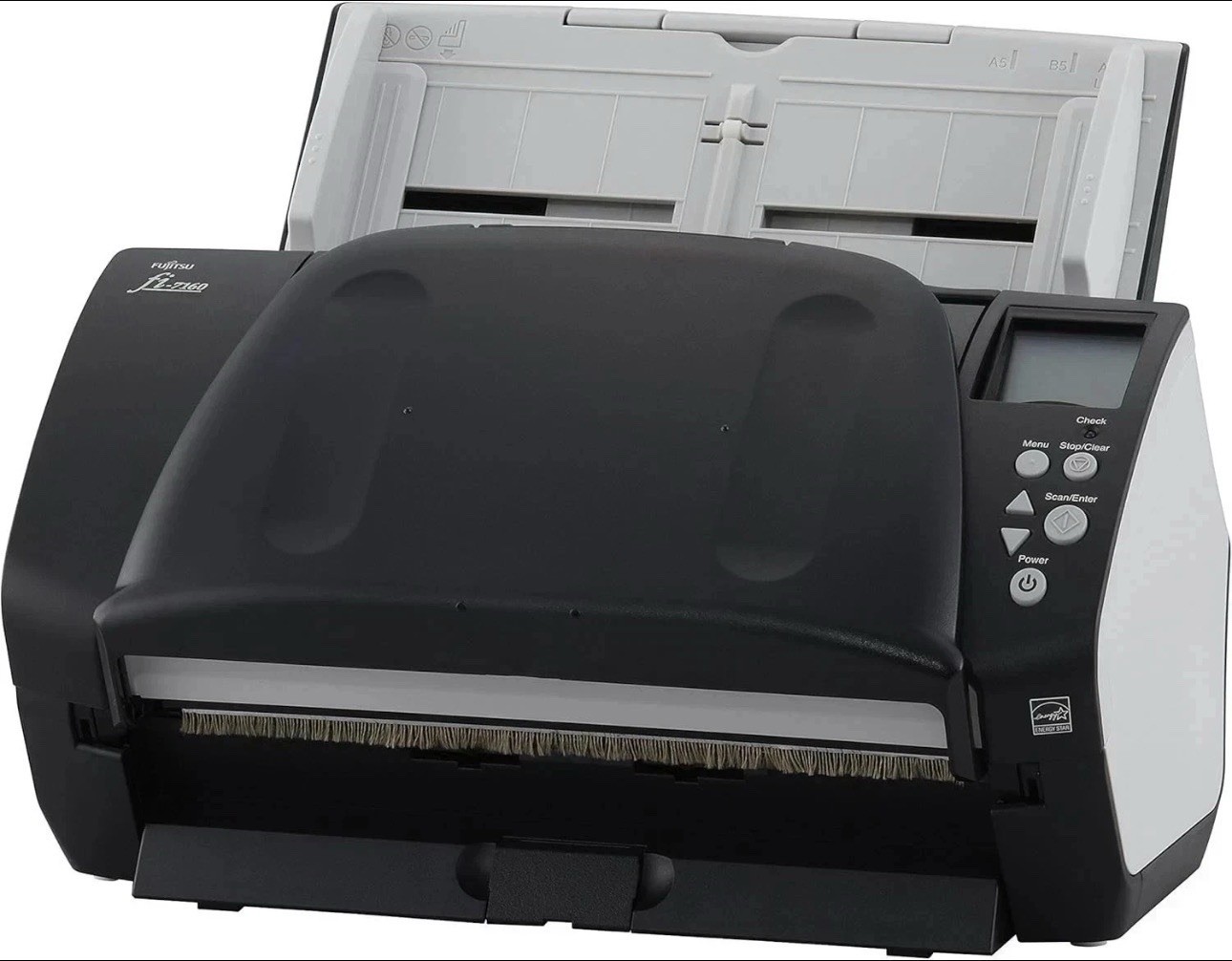 Fujitsu fi-7160 Color Document Scanner PA03670-B055- With Output And Input Tray