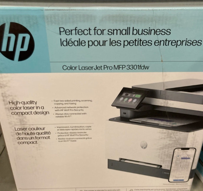 HP Color LaserJet Pro MFP 3301fdw Wireless Printer