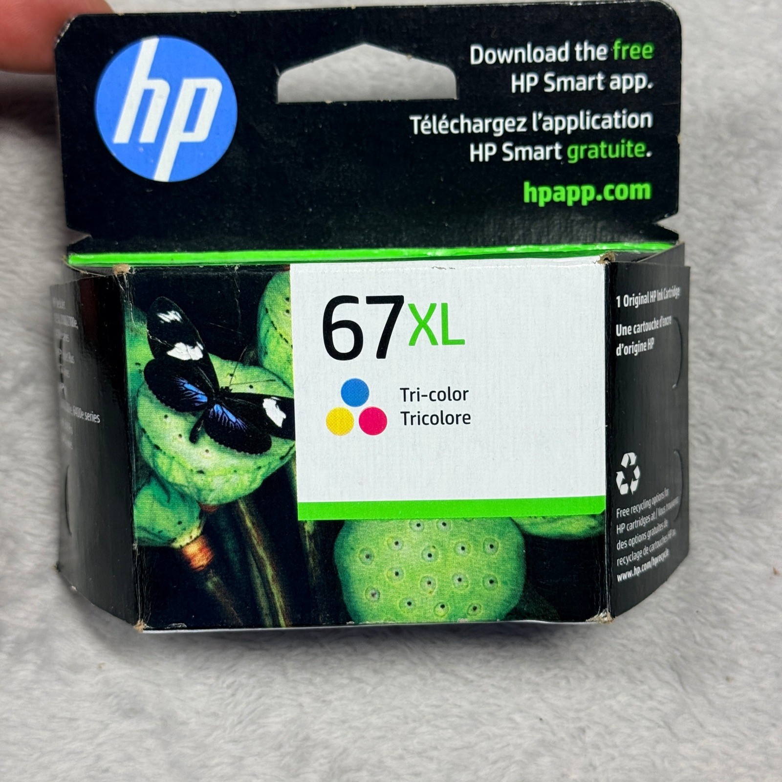 HP 67XL Ink Cartridge Tri-Color High Yield 3YM58AN DeskJet ENVY