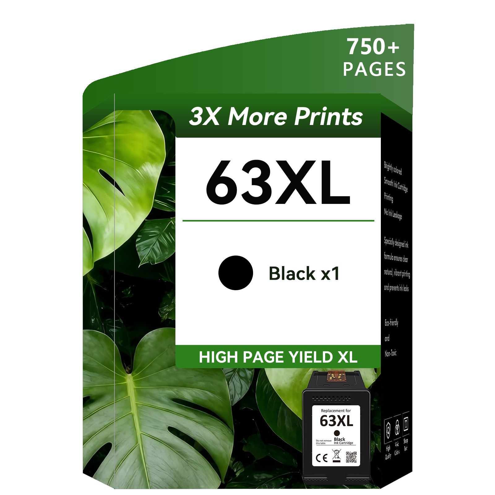 63XL Ink Cartridges for HP 63 OfficeJet 3830 4650 4655 5255 ENVY 4512 4516 4520