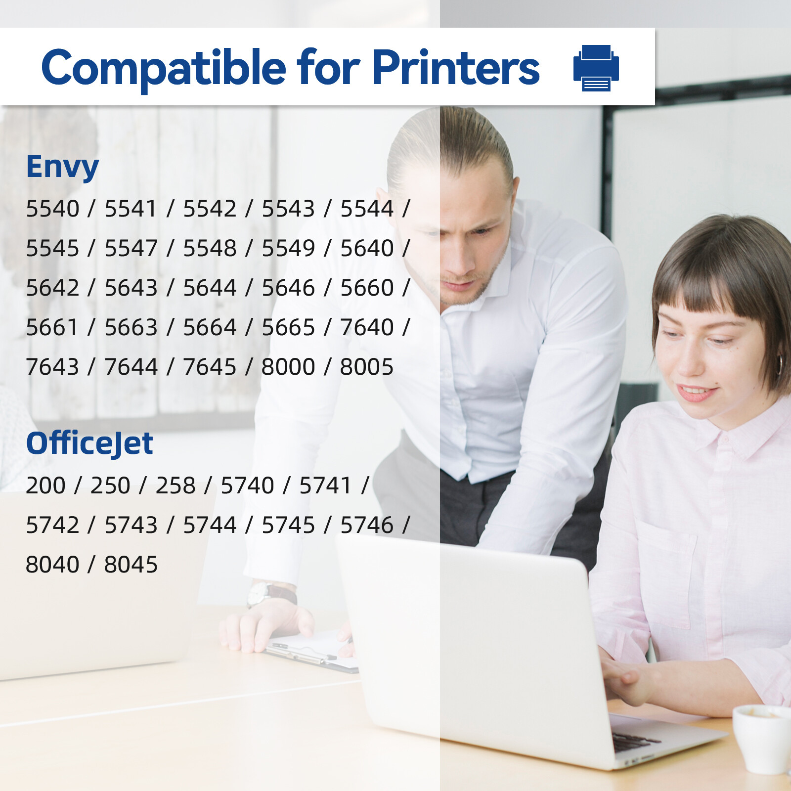 62XL Ink C2P05AN C2P07AN for HP Envy 5540 5640 7640 7645 OfficeJet 5740 5745 Lot