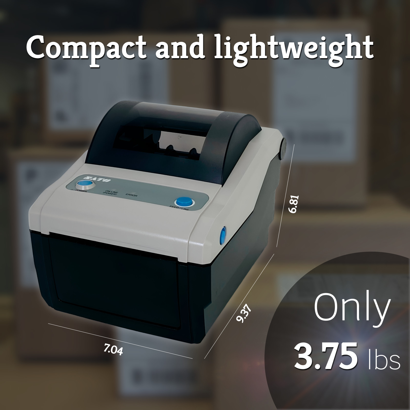SATO CG412DT High-Quality Japanese Label Printer Leading Industry Brand