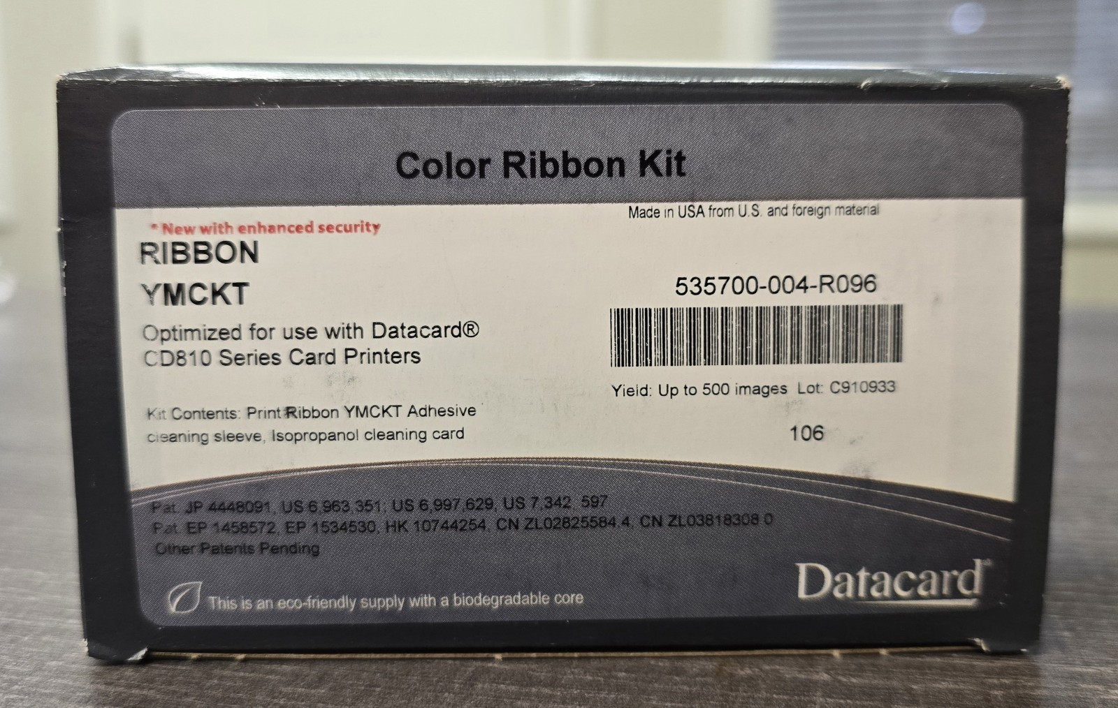 Datacard YMCKT 535700-004-R096 – Color Ribbon Kit – New