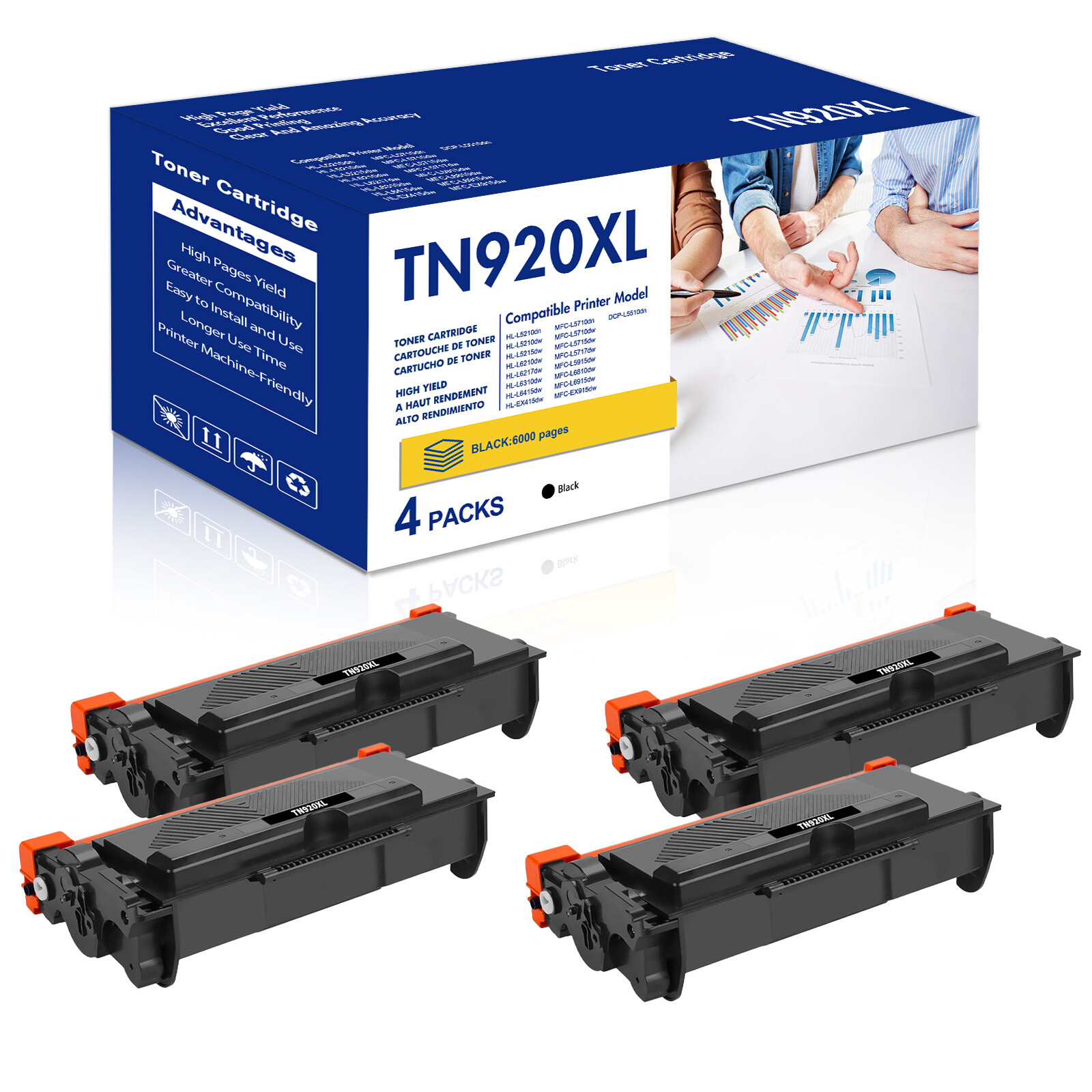 Hi-Yield TN920XL Compatible With Brother TN920 toner HL-L6310DW L6415DW